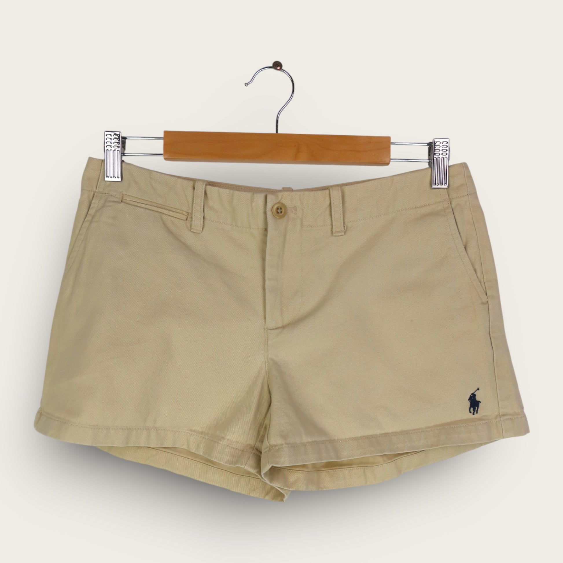 VINTAGE WMNS RALPH LAUREN SPORT CHINO SHORTS - 4