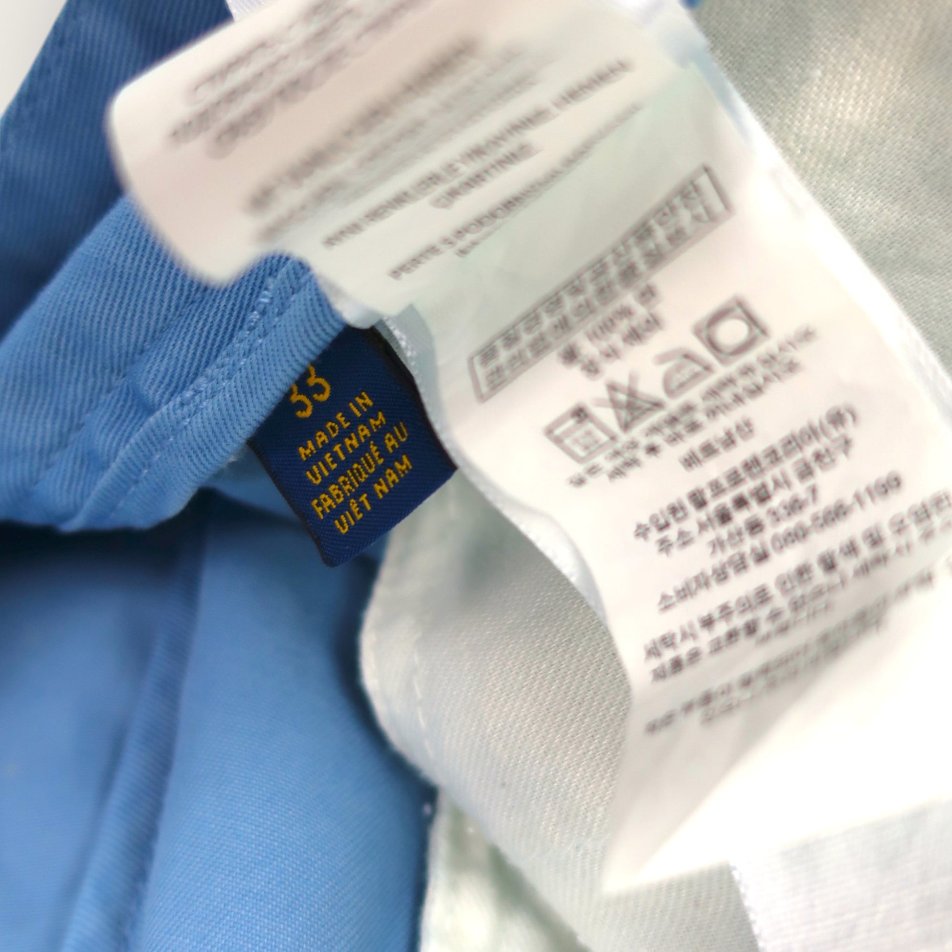VINTAGE RALPH LAUREN RELAXED FIT SHORTS - 33"
