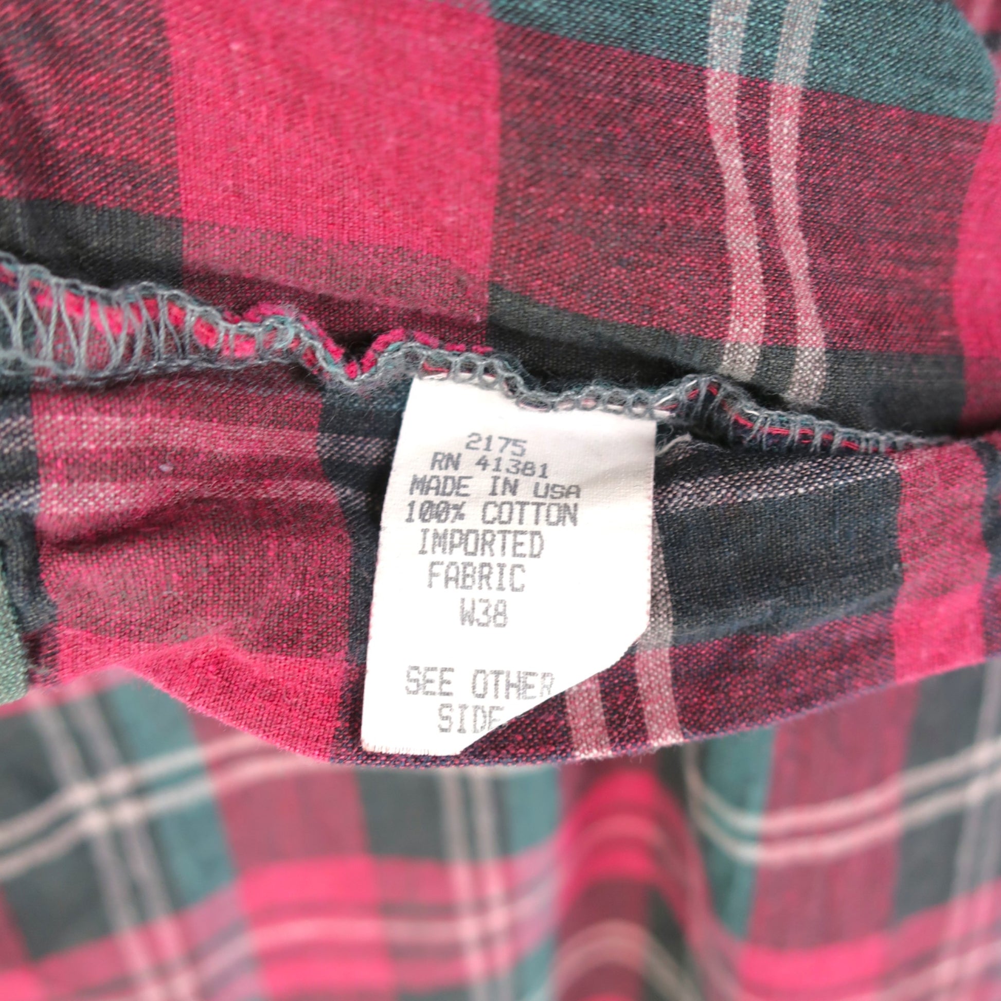VINTAGE RALPH LAUREN PLAID SHORTS - 38"