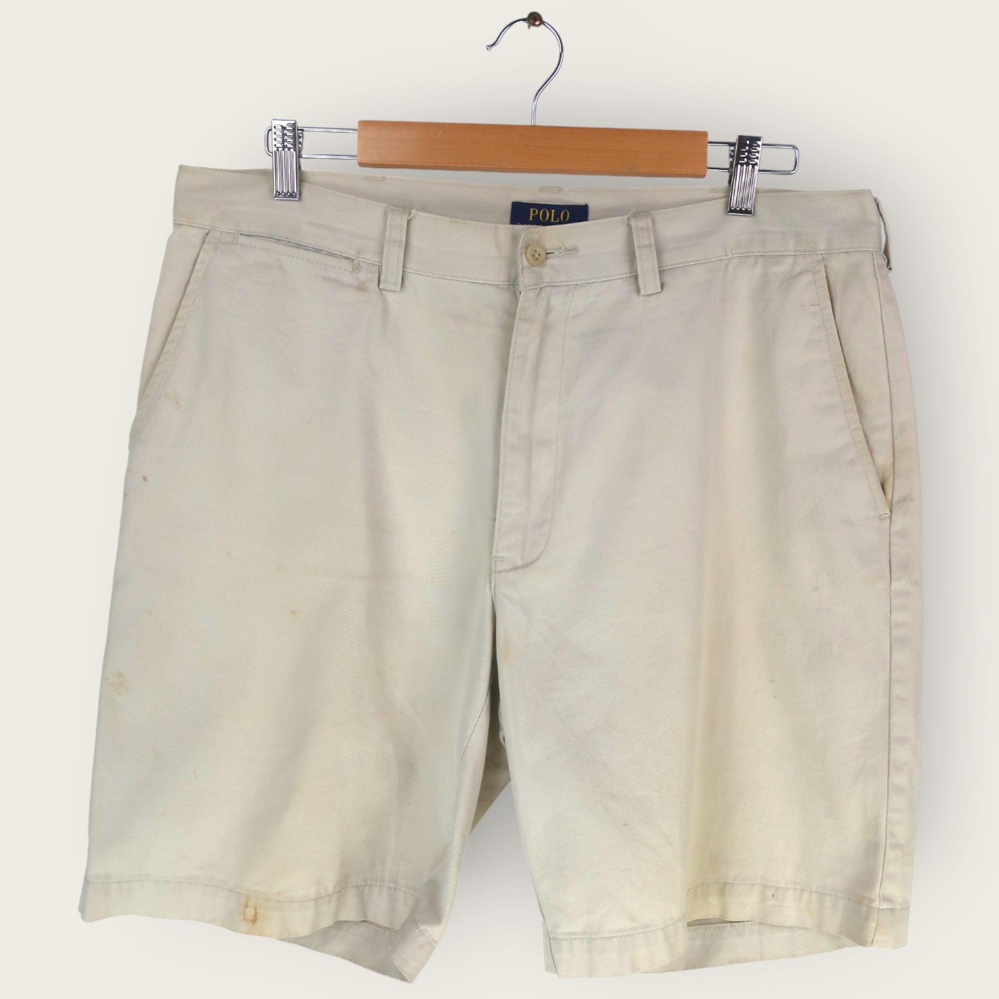 VINTAGE RALPH LAUREN CHINO SHORTS - 35"