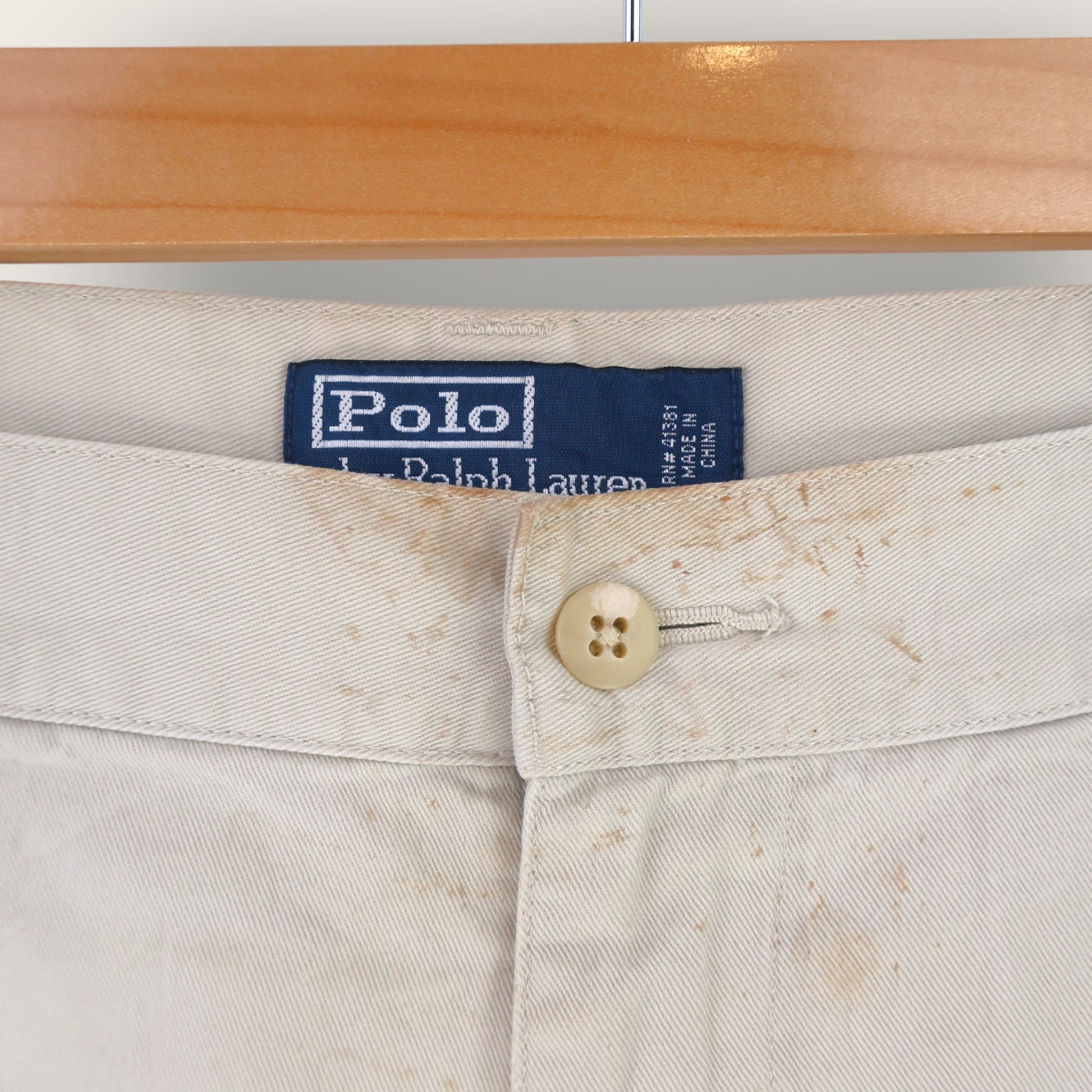 VINTAGE RALPH LAUREN CHINO SHORTS - 34"