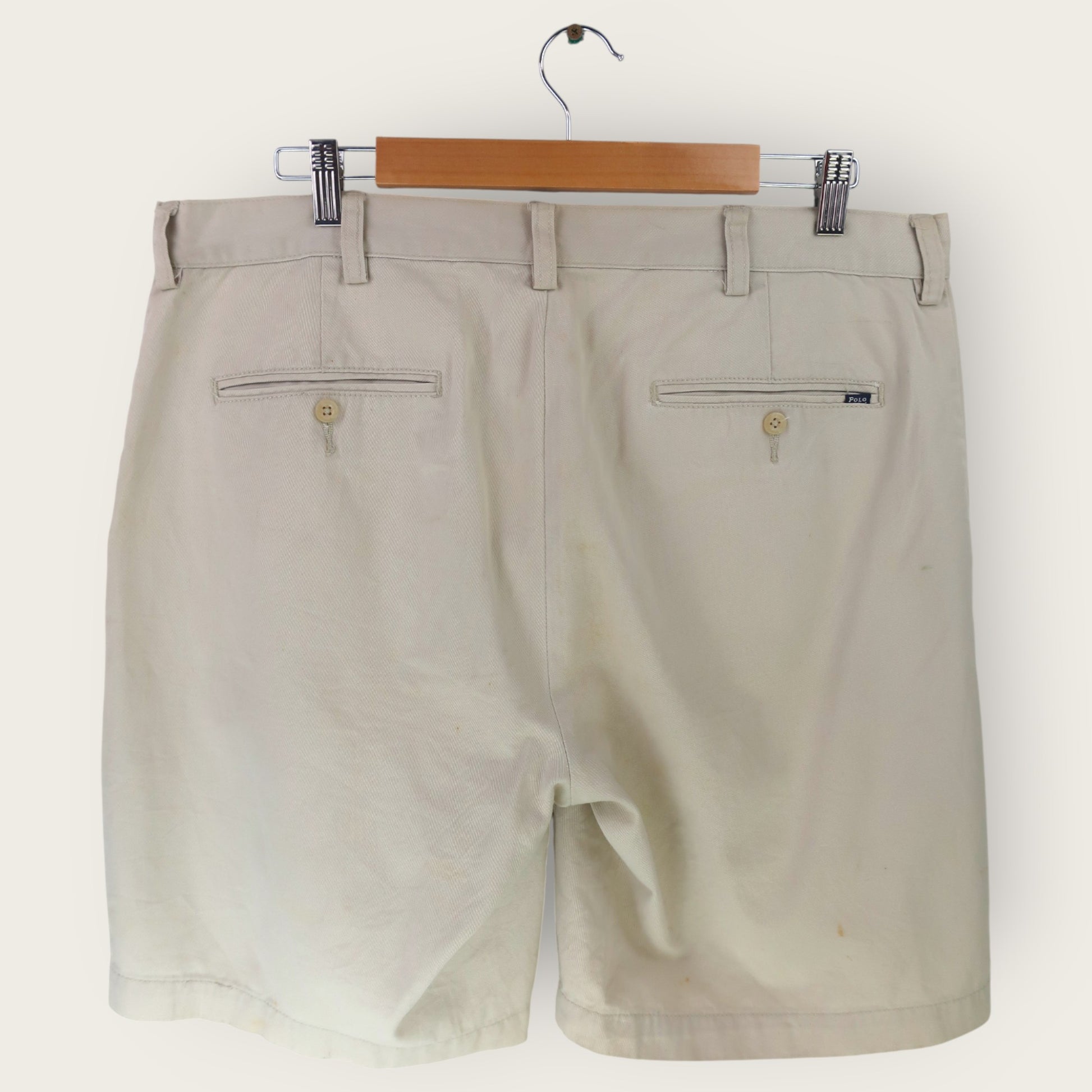 VINTAGE RALPH LAUREN CHINO SHORTS - 35"