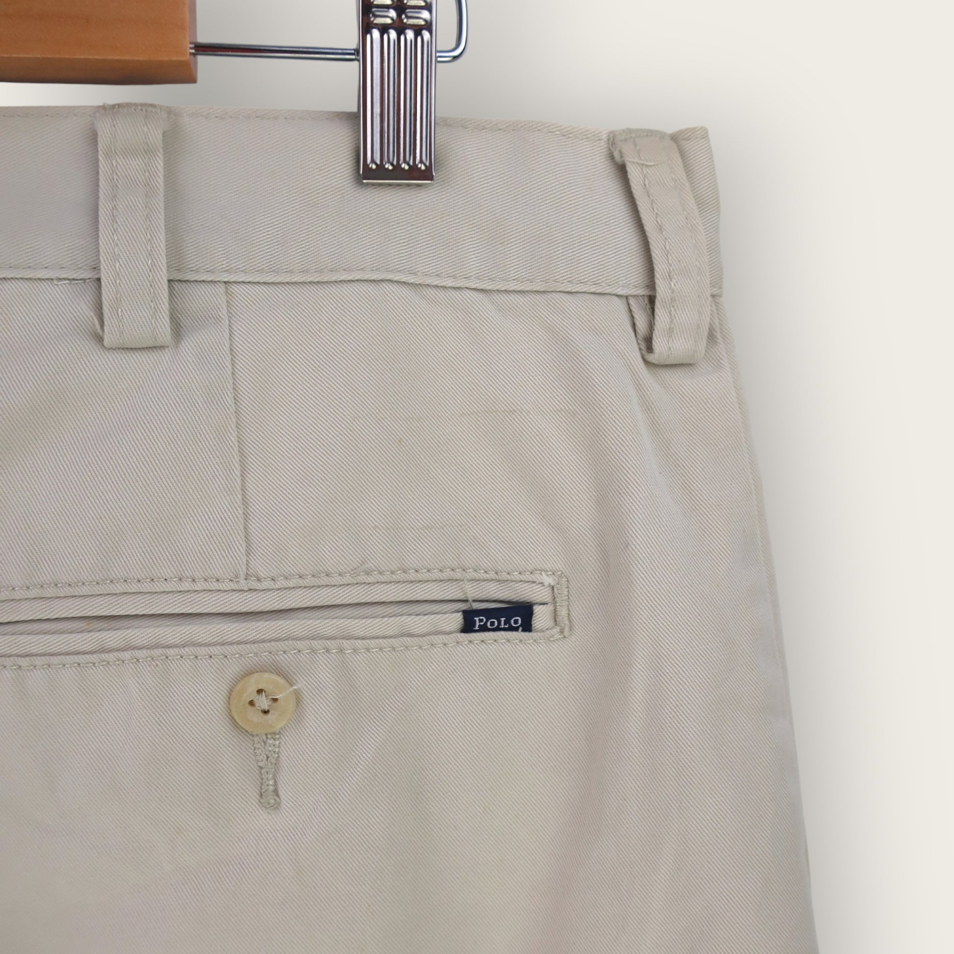 VINTAGE RALPH LAUREN CHINO SHORTS - 35"