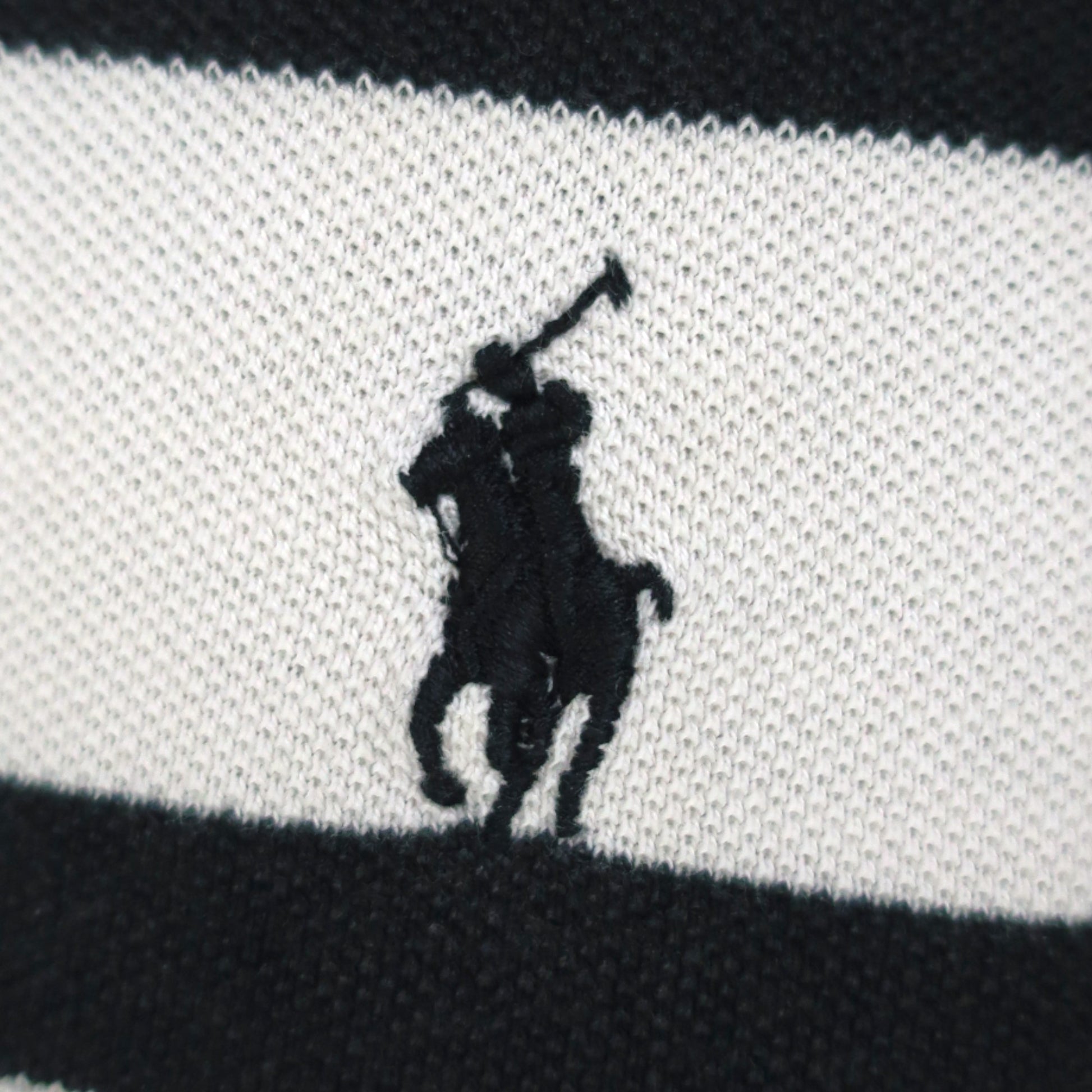 VINTAGE RALPH LAUREN STRIPED POLO SHIRT - L