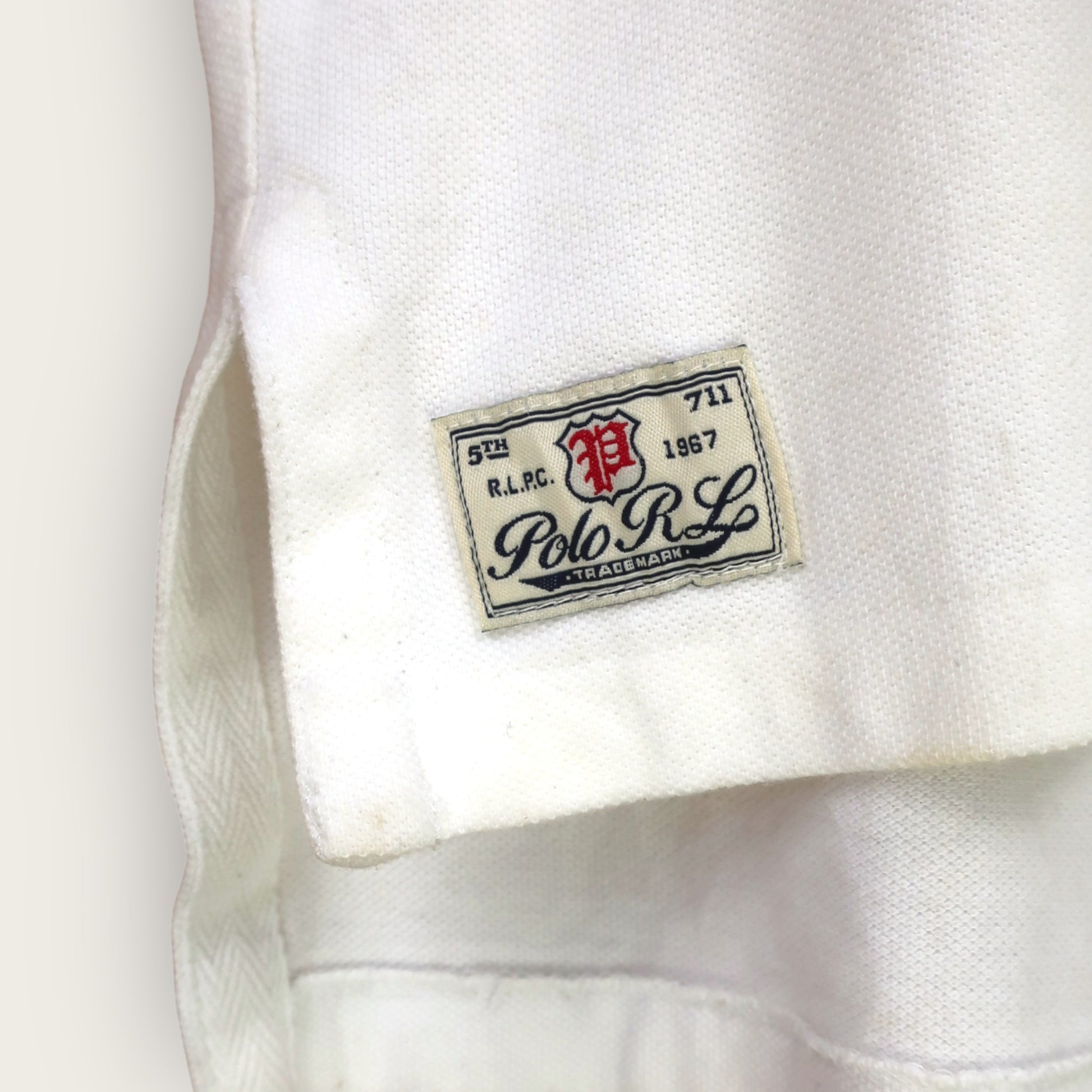 VINTAGE RALPH LAUREN RUGBY POLO SHIRT - S