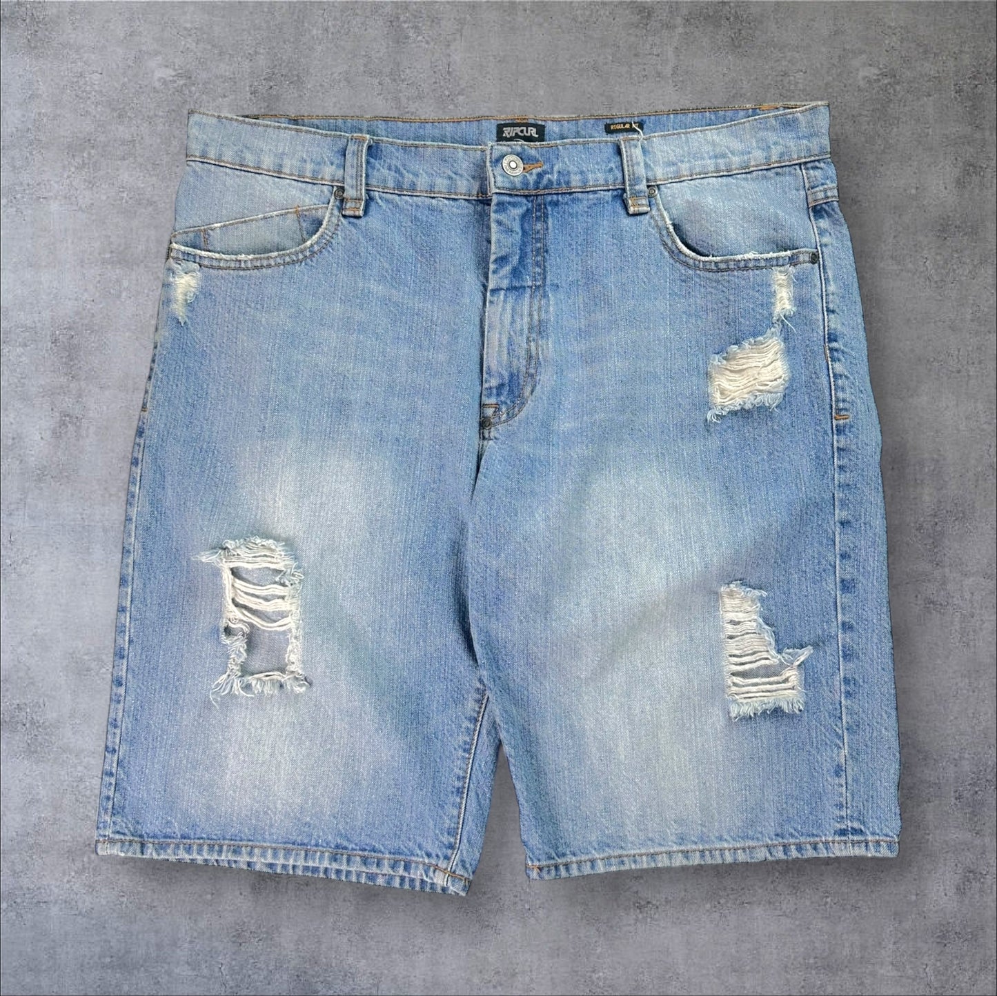 VINTAGE RIPCURL DENIM SHORTS - 38