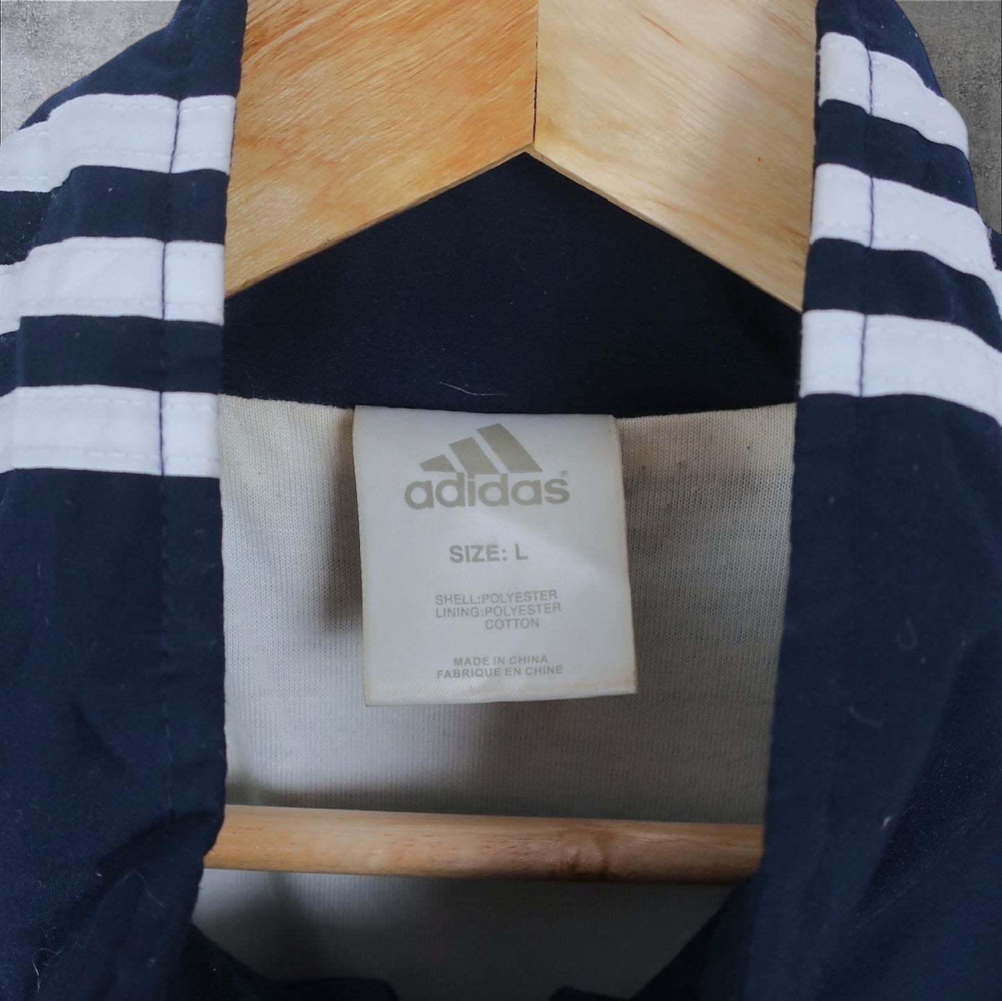 VINTAGE ADIDAS TRACK JACKET - L