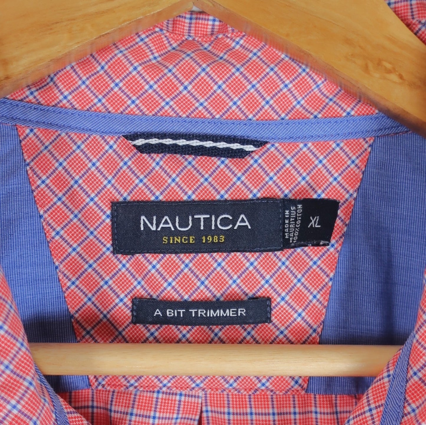 VINTAGE NAUTICA BUTTON-UP SHIRT - XL