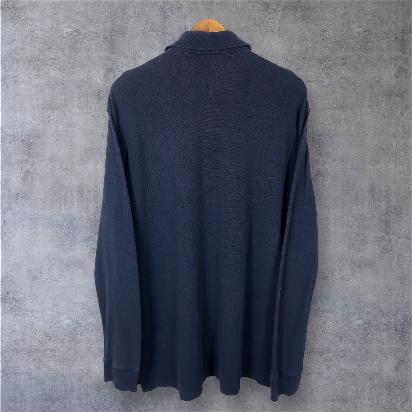 VINTAGE LONG-SLEEVE TOMMY HILFIGER POLO SHIRT - XL