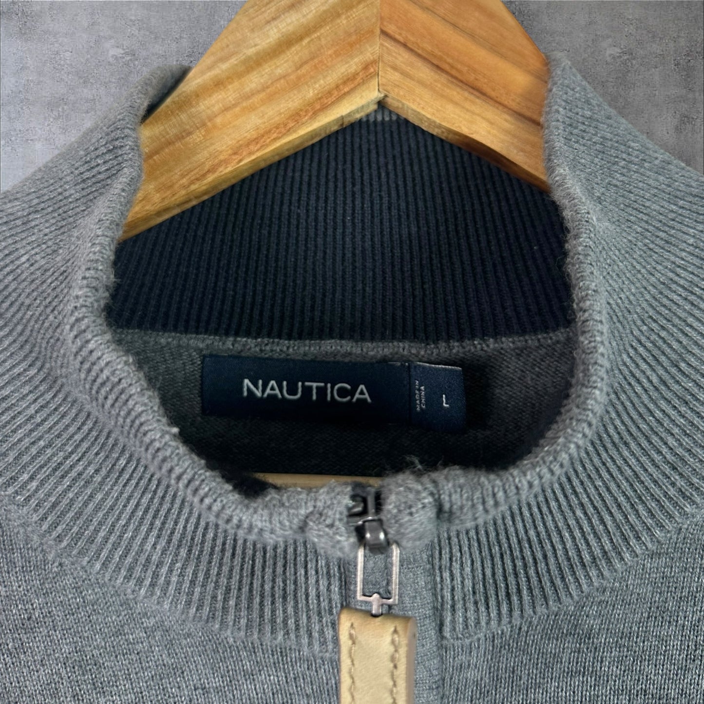 VINTAGE NAUTICA 1/4 ZIP - L