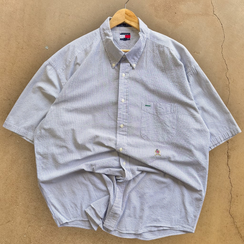 VINTAGE TOMMY HILFIGER BUTTON-UP SHIRT - XXL