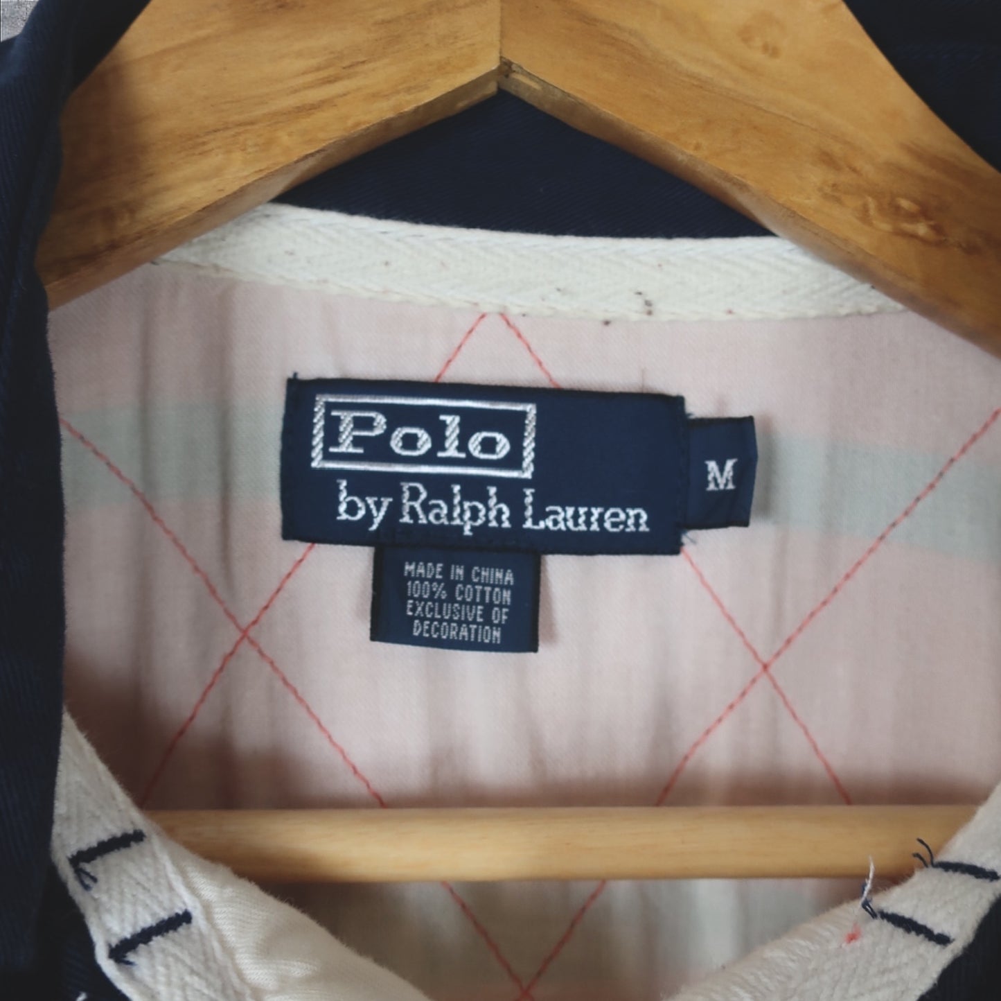 VINTAGE POLO RALPH LAUREN RUGBY POLO SHIRT - M