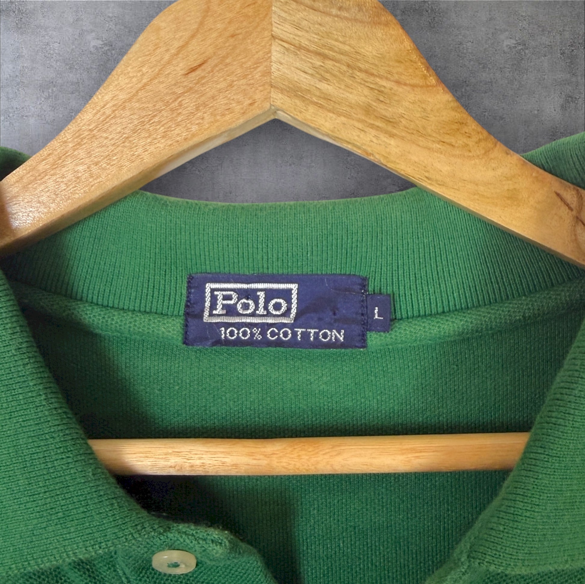 VINTAGE RALPH LAUREN POLO SHIRT - L