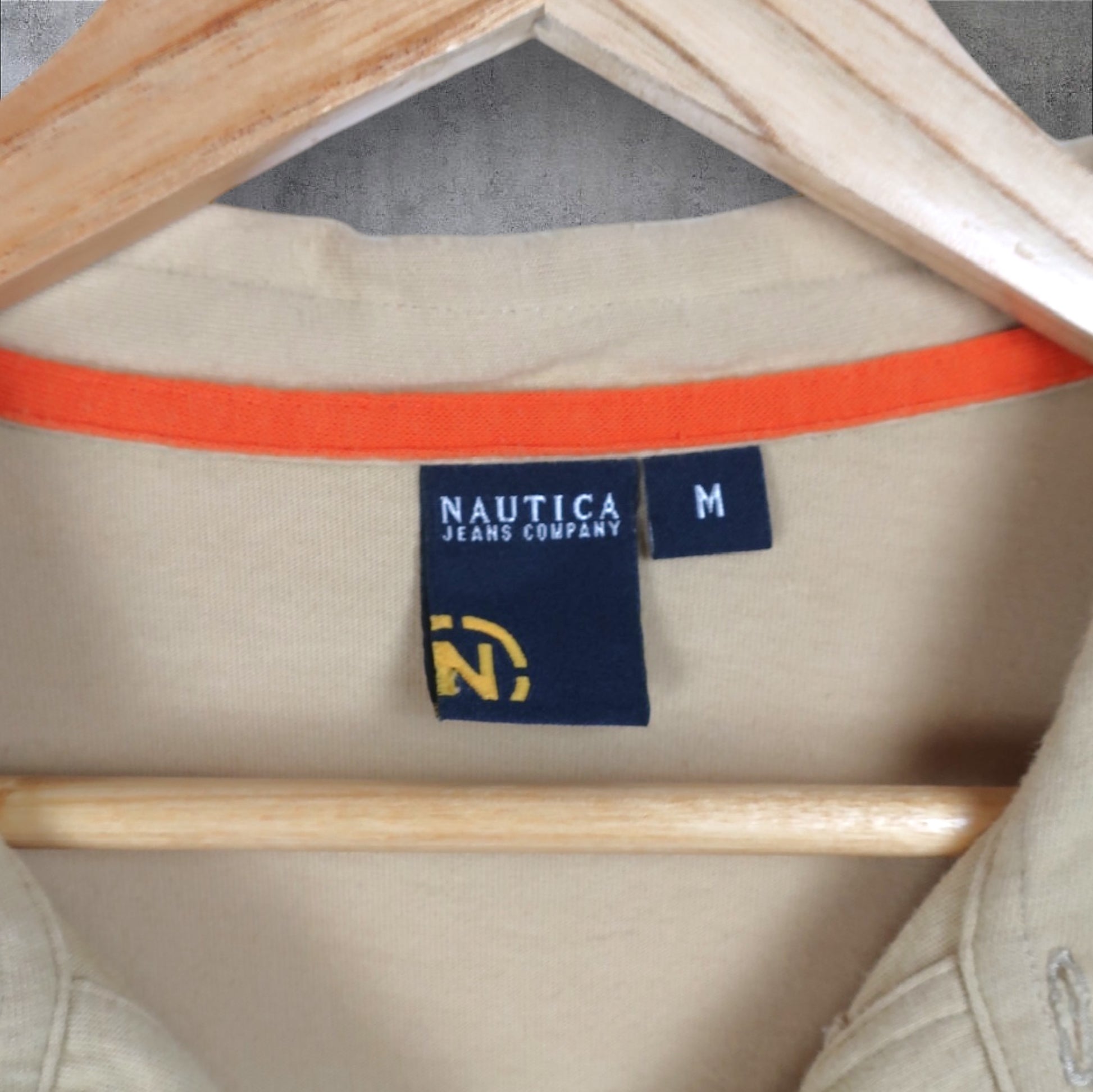 VINTAGE NAUTICA POLO SHIRT - M