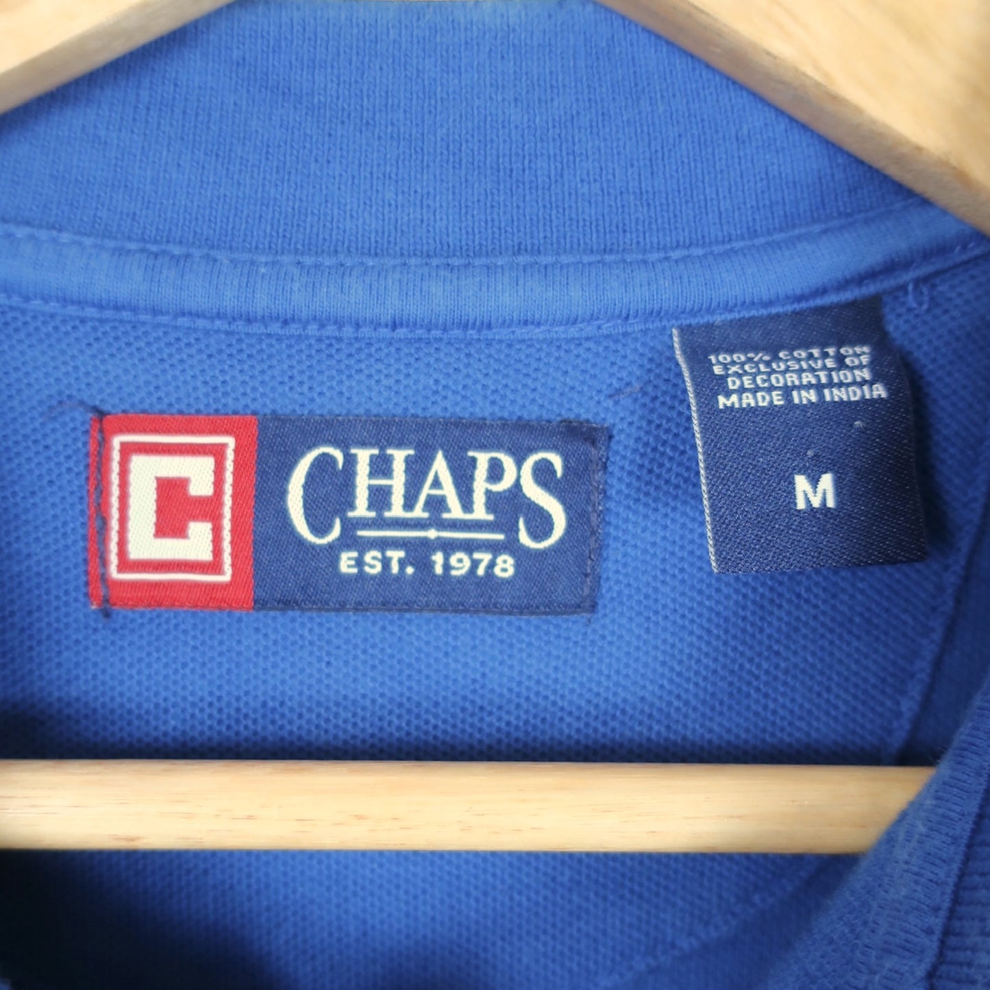 VINTAGE CHAPS POLO SHIRT - M
