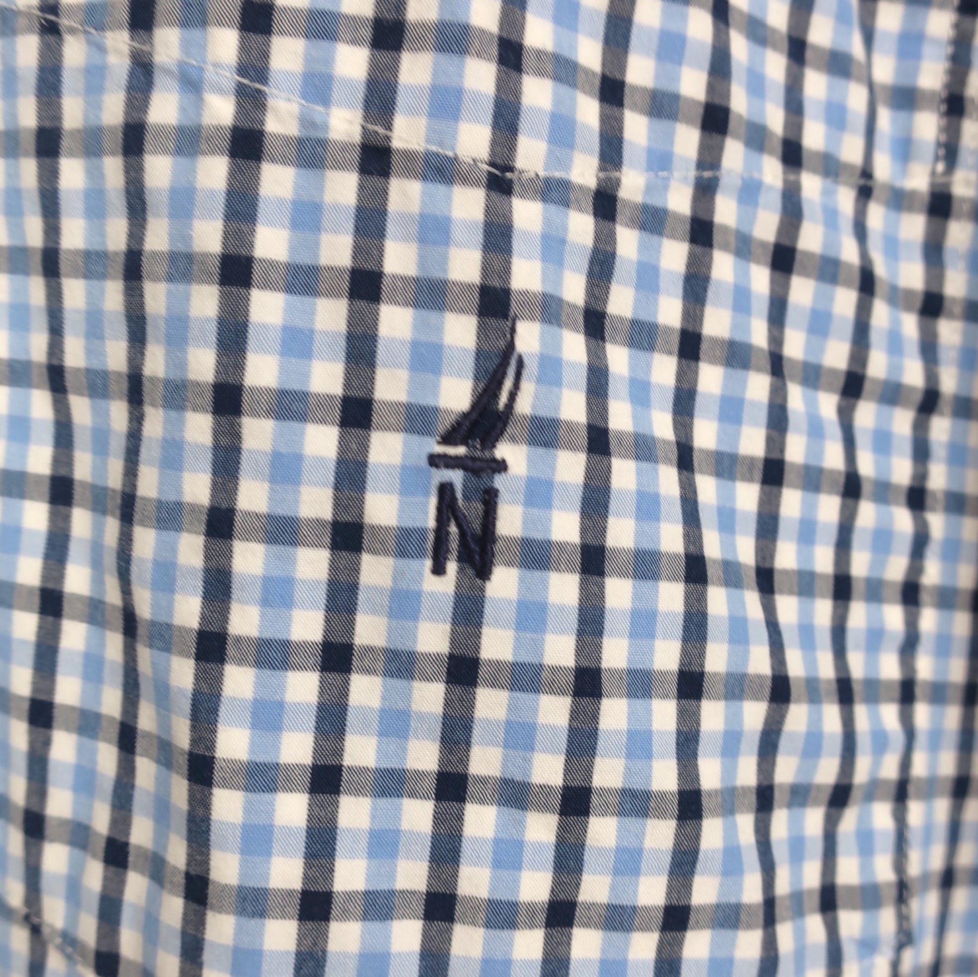 VINTAGE NAUTICA BUTTON-UP SHIRT - S