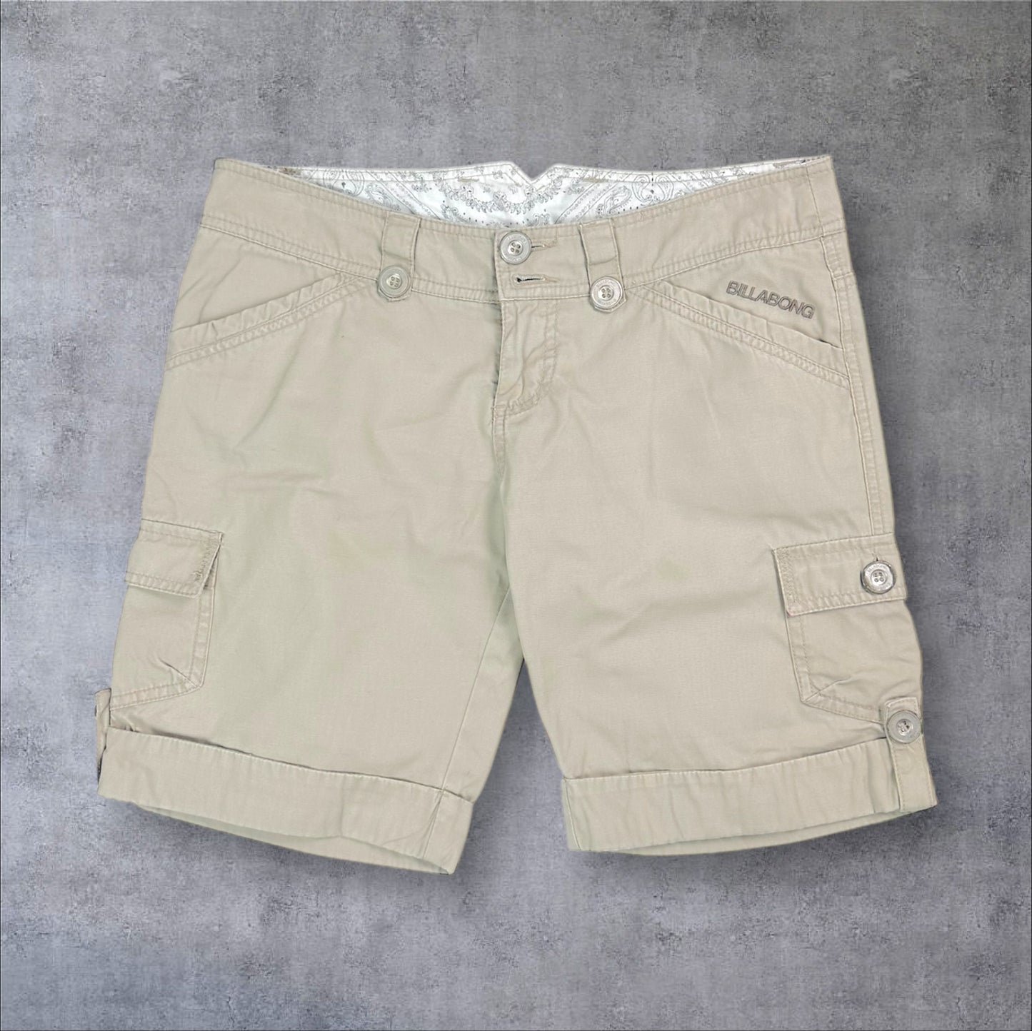 VINTAGE WMNS BILLABONG CARGO SHORTS - 10