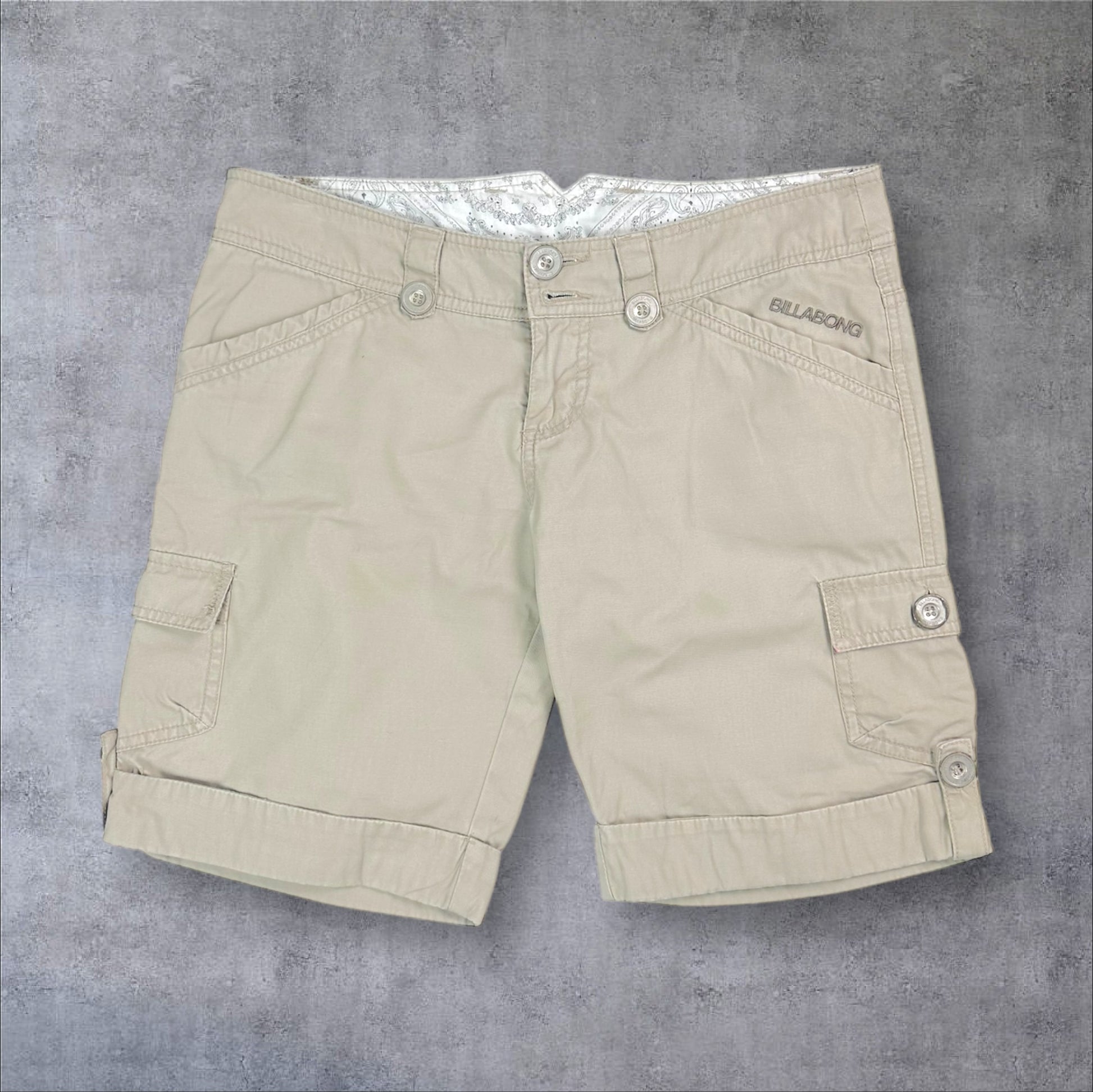 VINTAGE WMNS BILLABONG CARGO SHORTS - 10