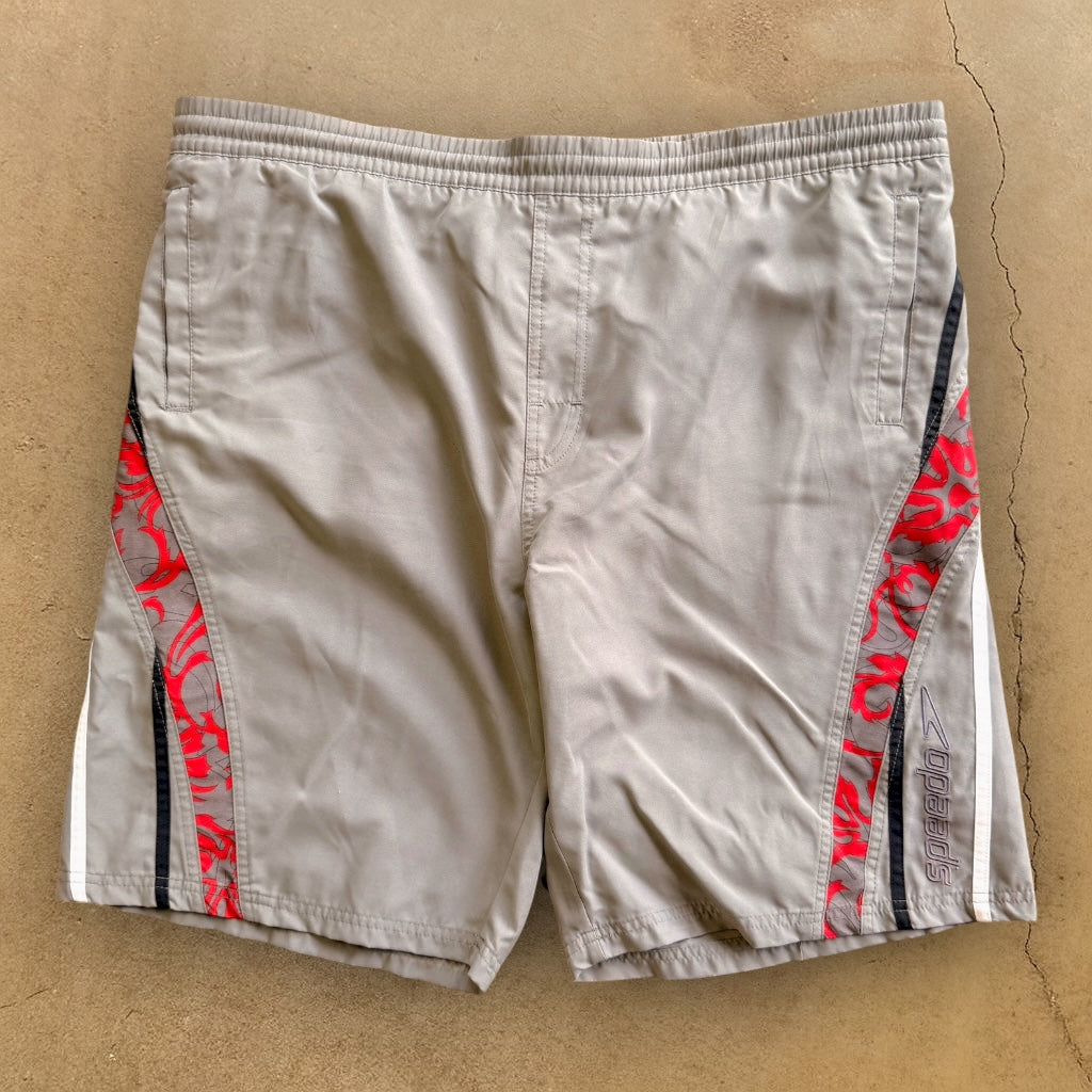 VINTAGE SPEEDO BOARD SHORTS - XL