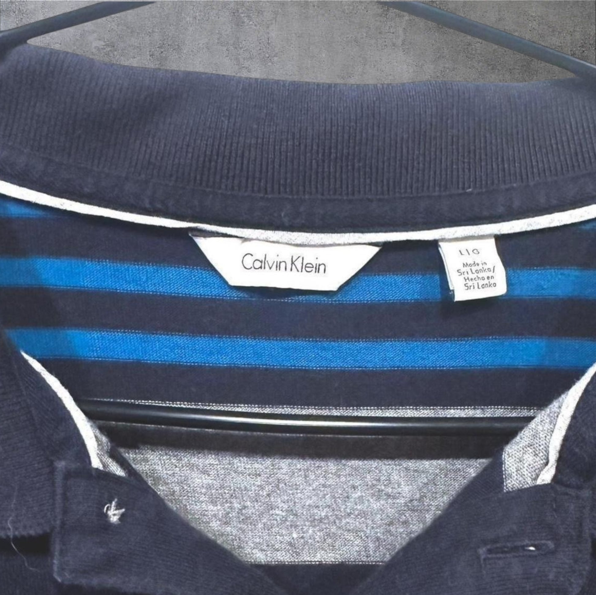 VINTAGE CALVIN KLEIN POLO SHIRT - L