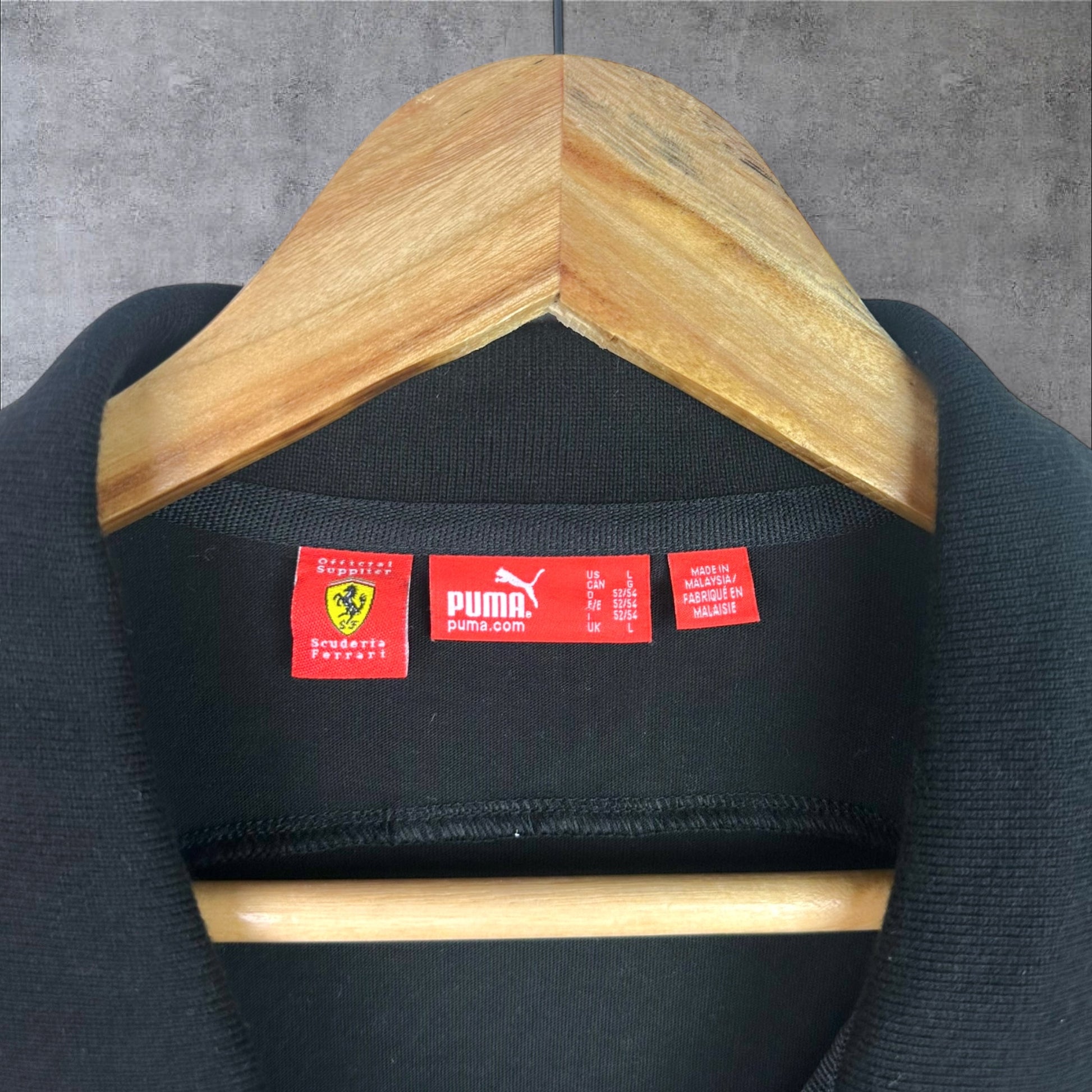 VINTAGE PUMA x FERRARI POLO SHIRT - M/L