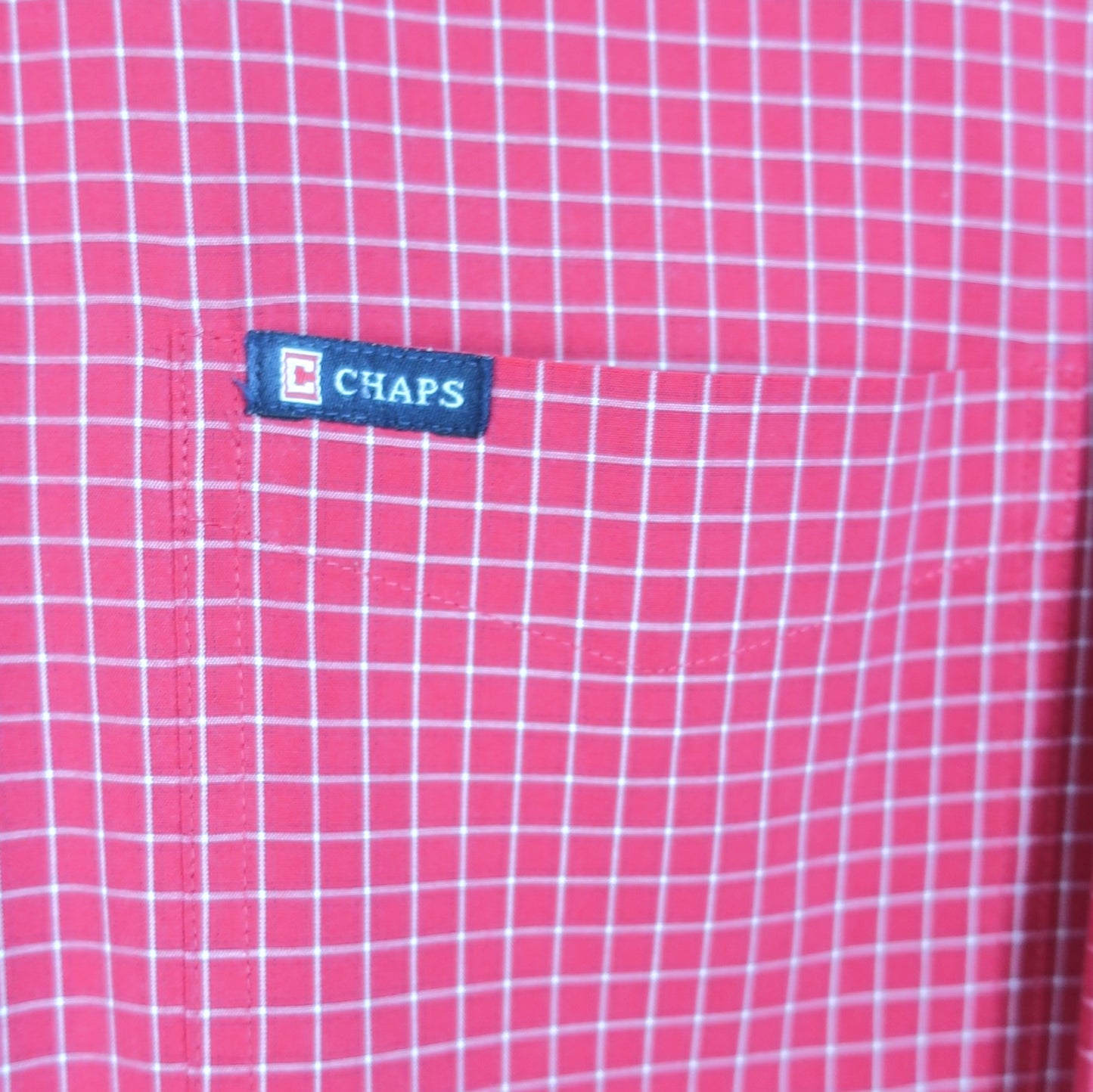 VINTAGE CHAPS LONG-SLEEVE BUTTON-UP SHIRT - L