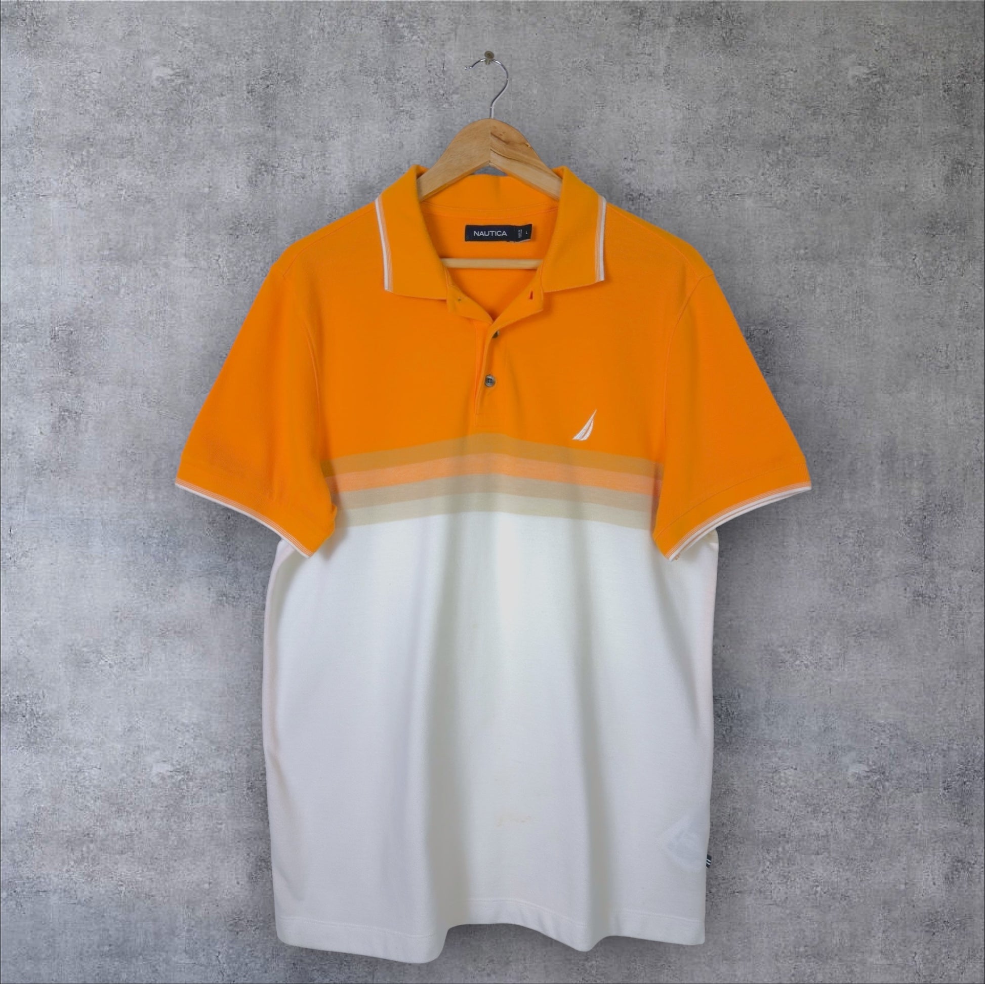 VINTAGE NAUTICA POLO SHIRT - L