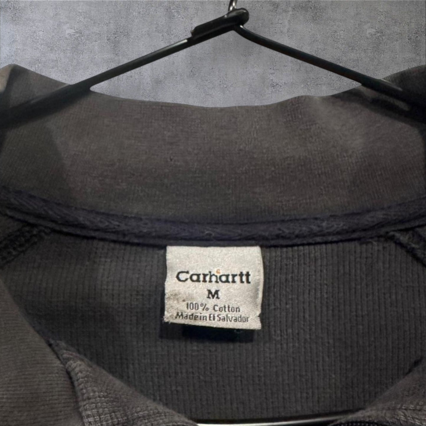 VINTAGE CARHARTT 1/4 ZIP - M/L