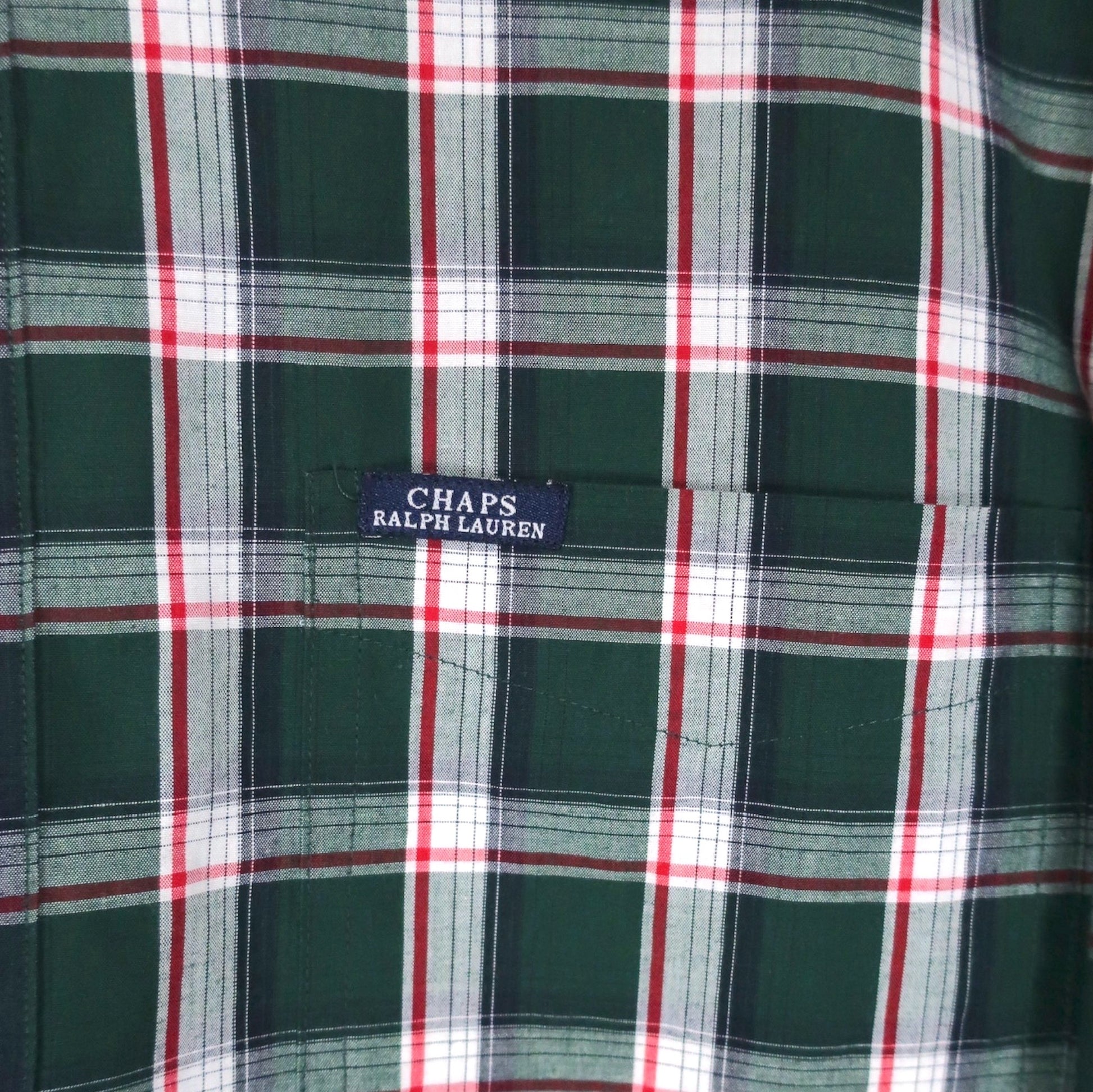 VINTAGE LONG-SLEEVE CHAPS RALPH LAUREN BUTTON-UP SHIRT - L