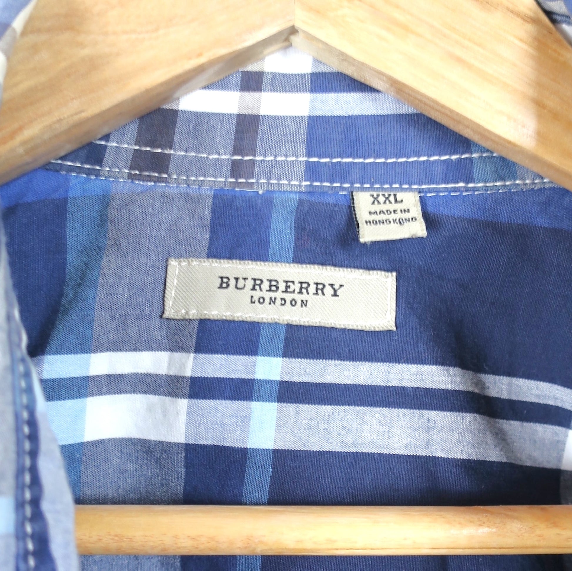 BURBERRY BUTTON-UP SHIRT - L/XL