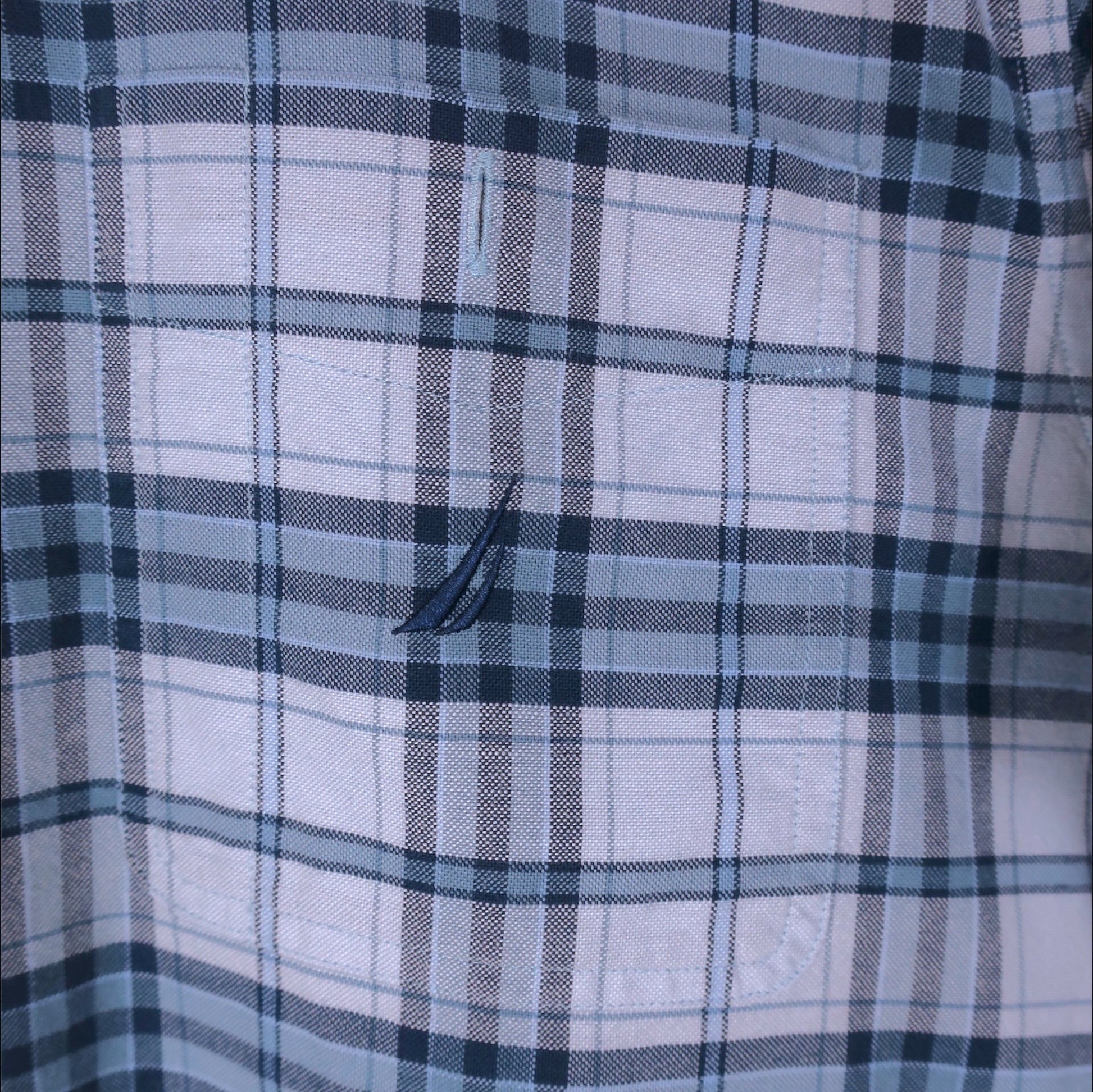 VINTAGE NAUTICA BUTTON-UP SHIRT - S
