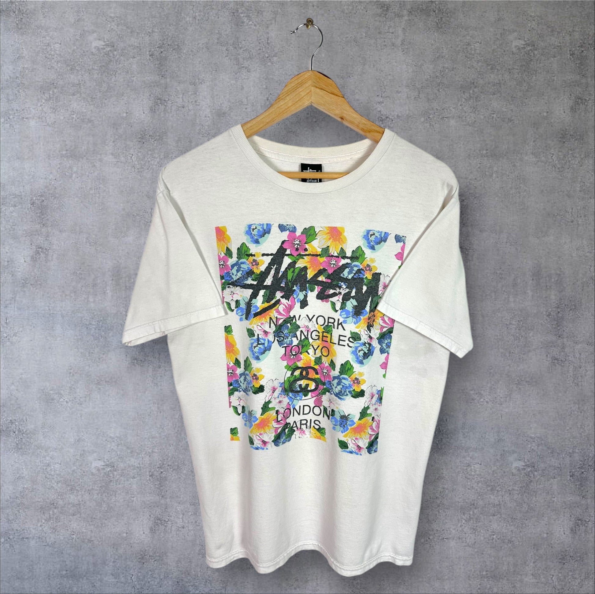 VINTAGE STÜSSY T-SHIRT - M