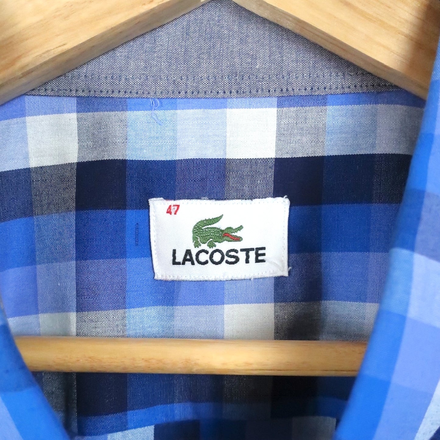 VINTAGE LACOSTE BUTTON-UP SHIRT - XL