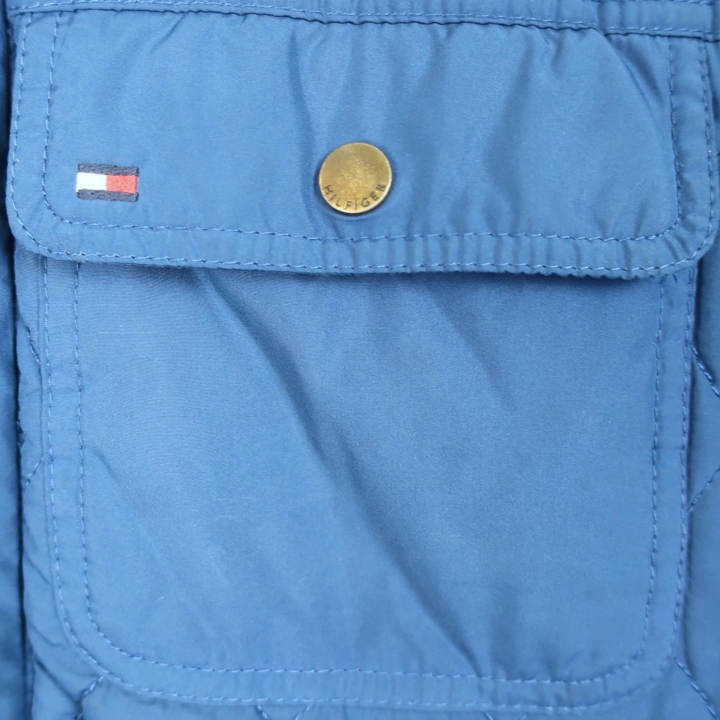 VINTAGE TOMMY HILFIGER PUFFER VEST - L