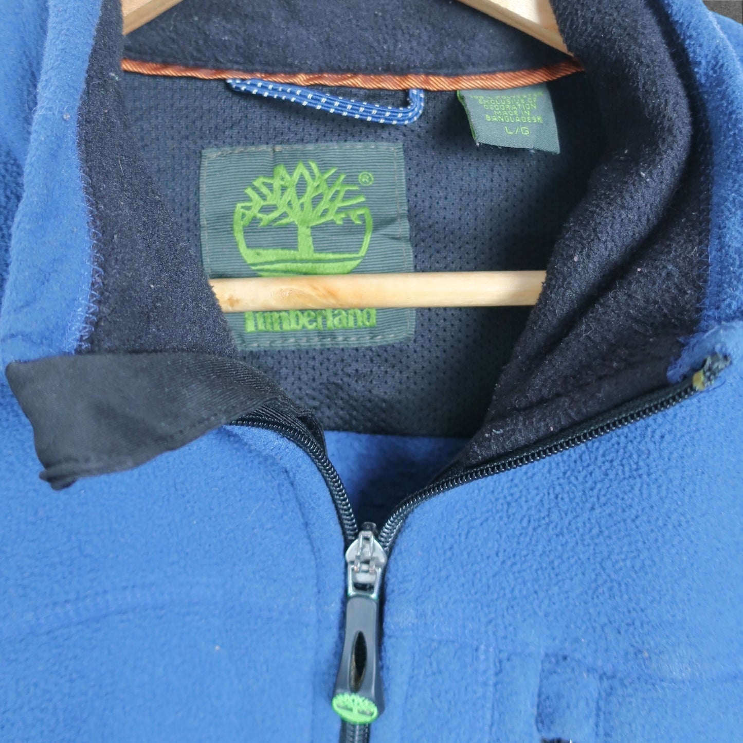 VINTAGE TIMBERLAND FLEECE JACKET - L