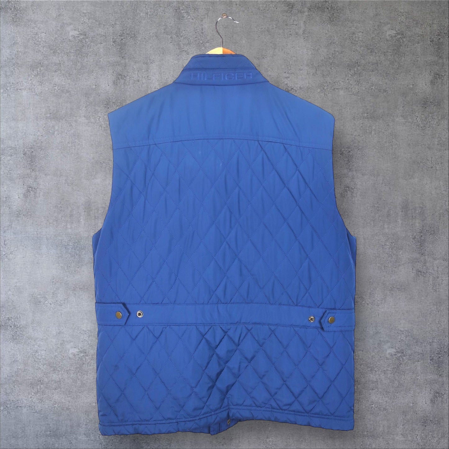 VINTAGE TOMMY HILFIGER PUFFER VEST - L