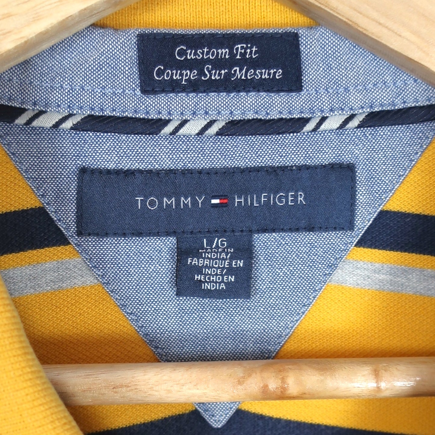 VINTAGE TOMMY HILFIGER POLO SHIRT - L