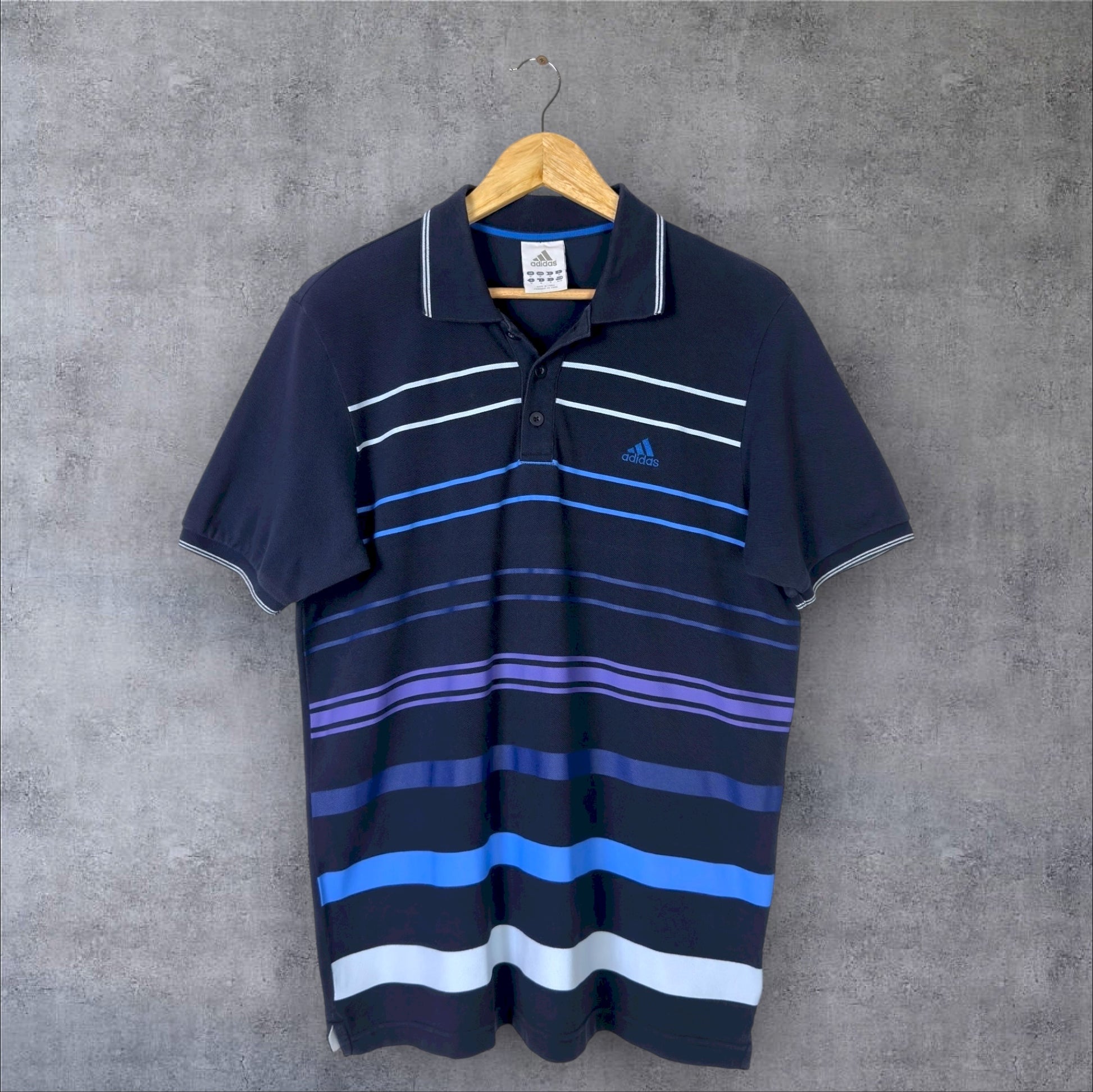 VINTAGE ADIDAS POLO SHIRT - M