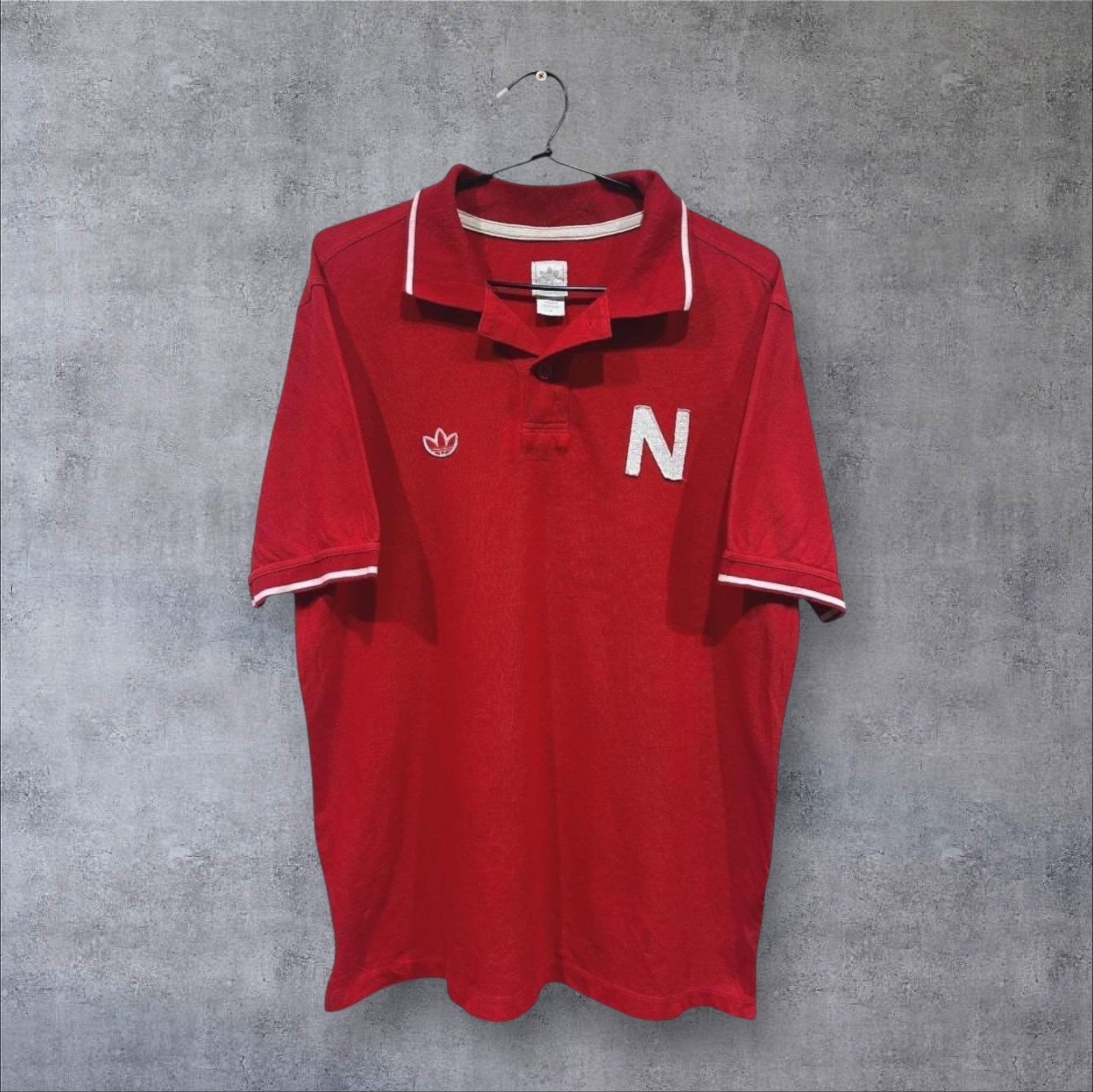 VINTAGE ADIDAS POLO SHIRT - M