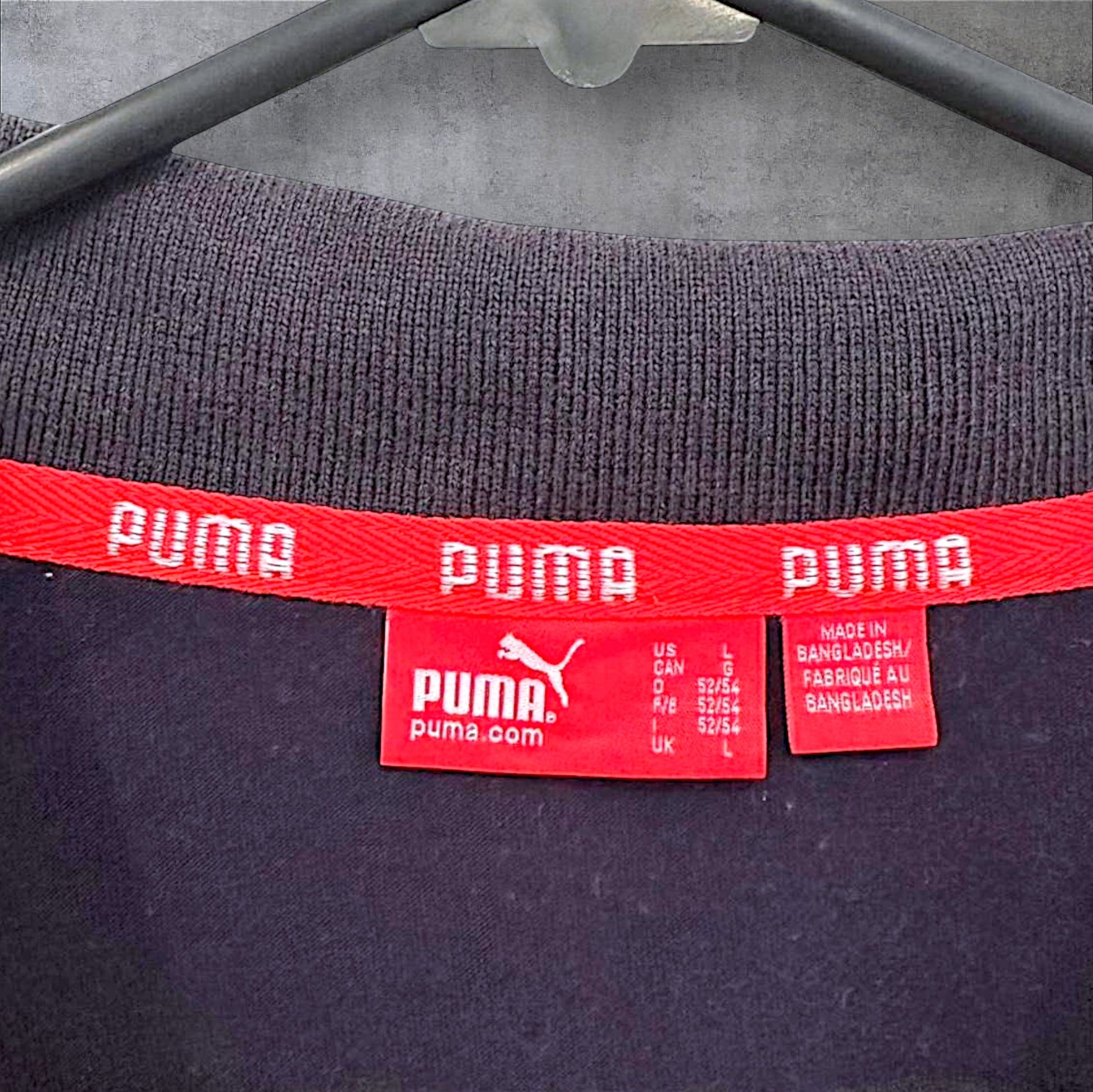 VINTAGE PUMA POLO SHIRT - L