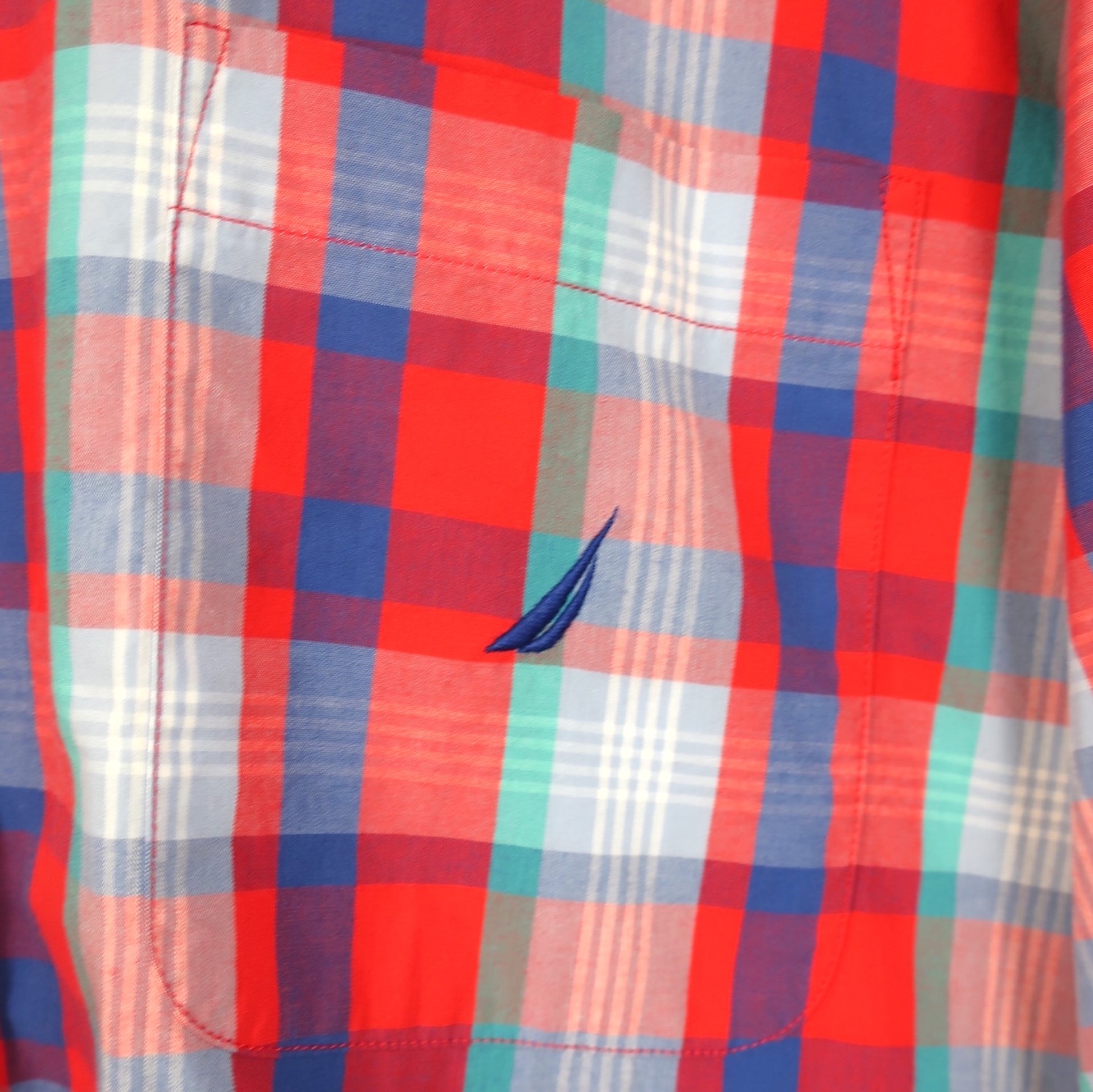 VINTAGE NAUTICA BUTTON-UP SHIRT - XXL