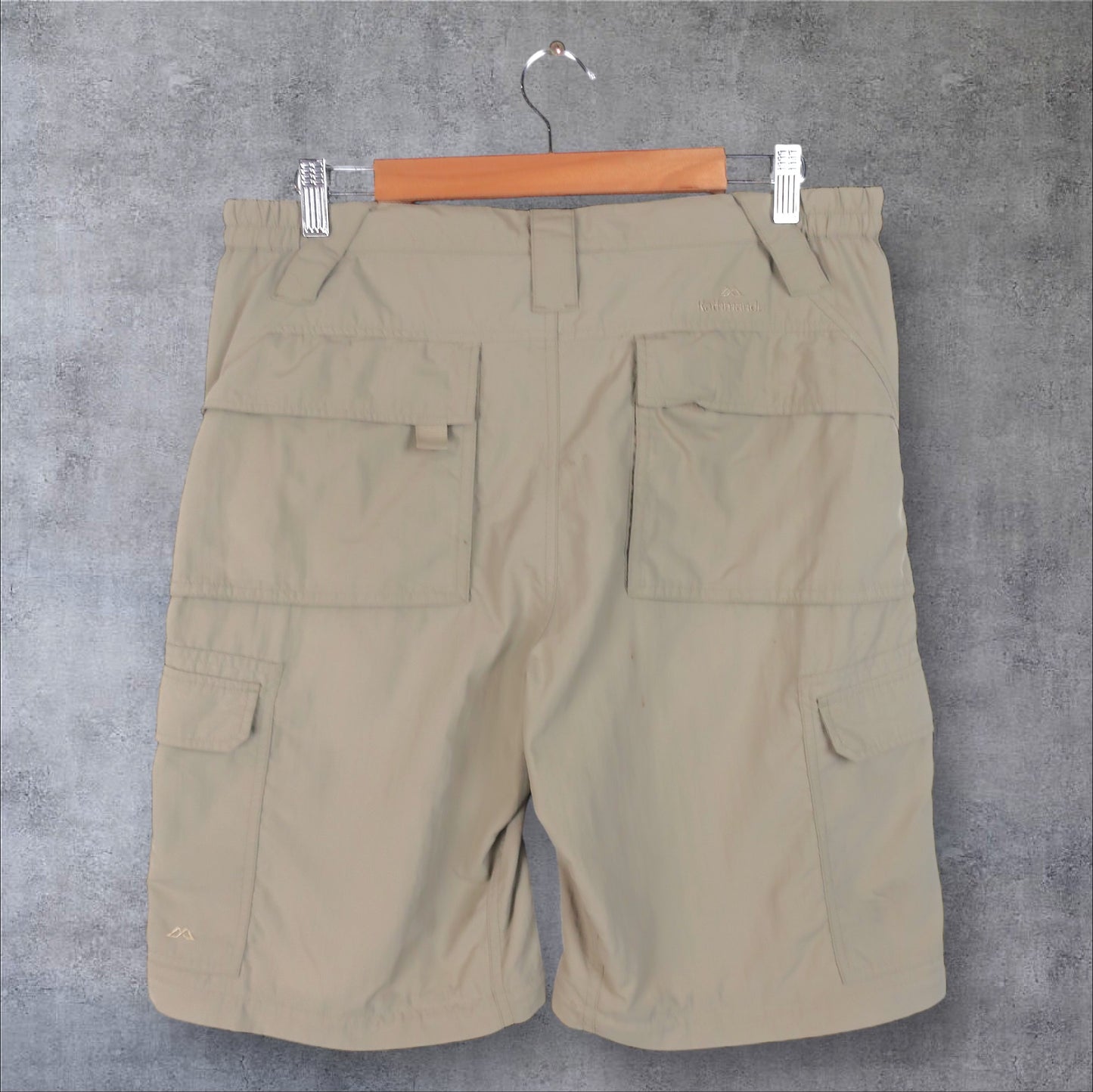 VINTAGE KATHMANDU CARGO SHORTS - S