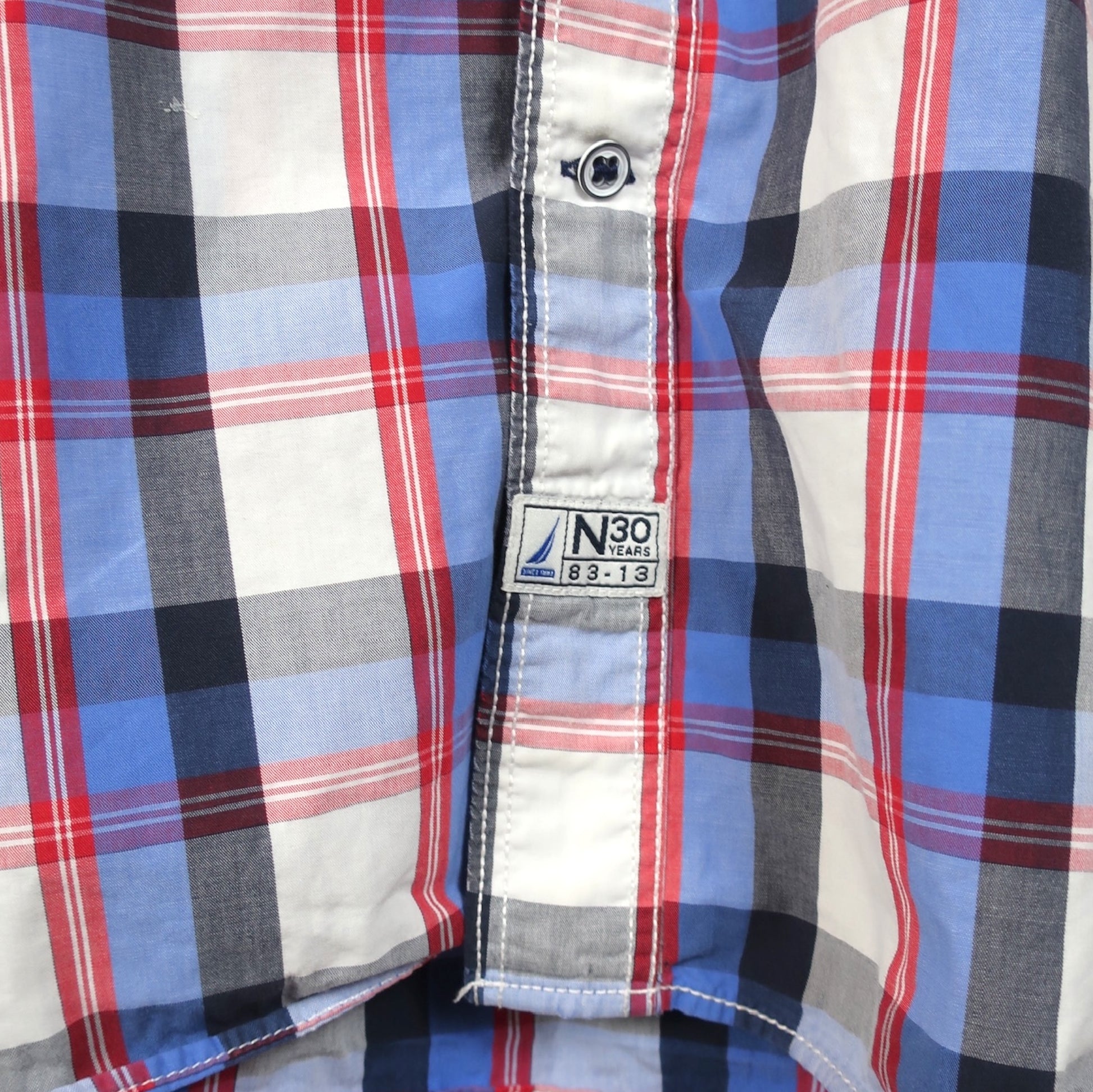 VINTAGE NAUTICA BUTTON-UP SHIRT - XXL