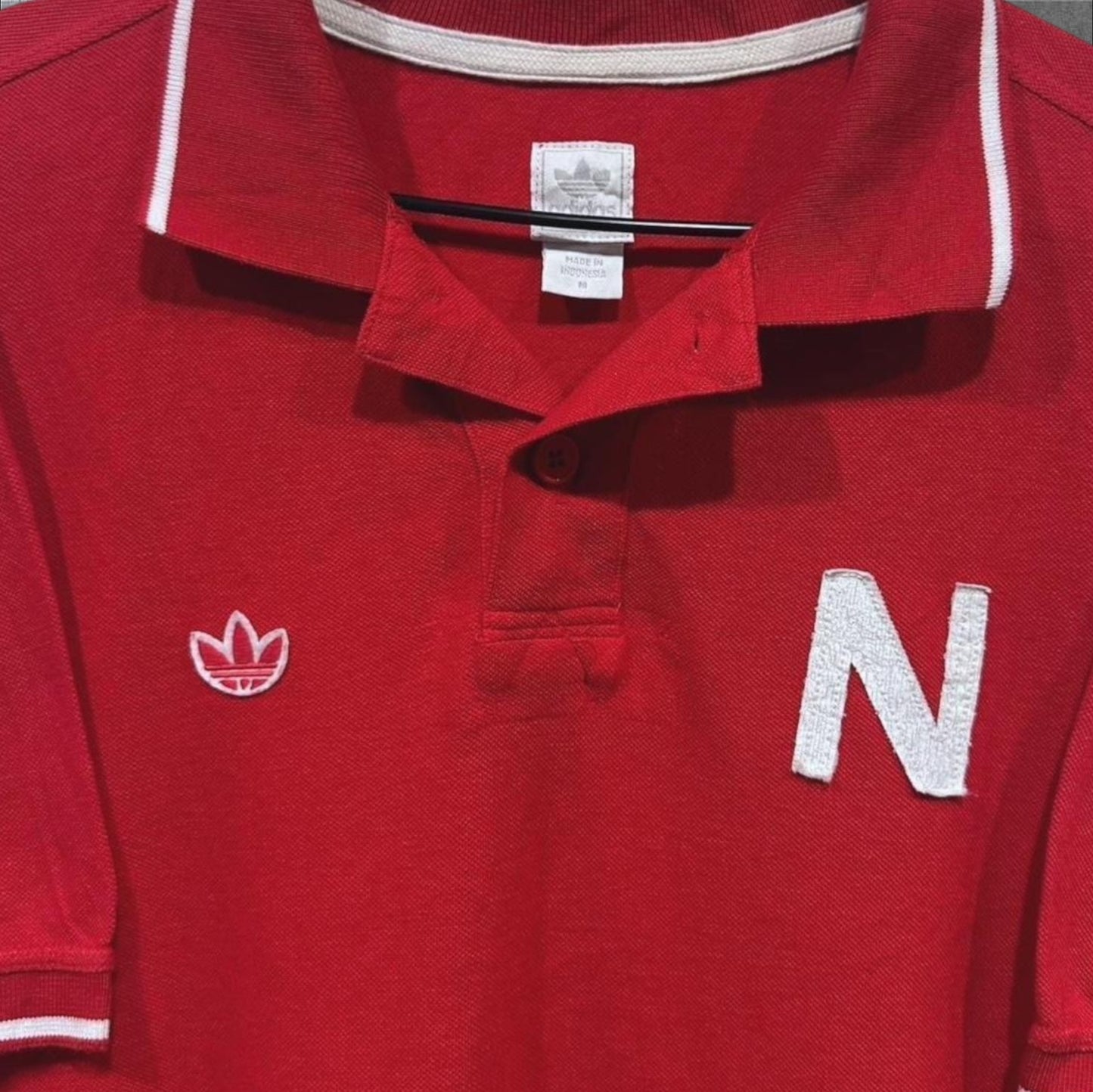 VINTAGE ADIDAS POLO SHIRT - M