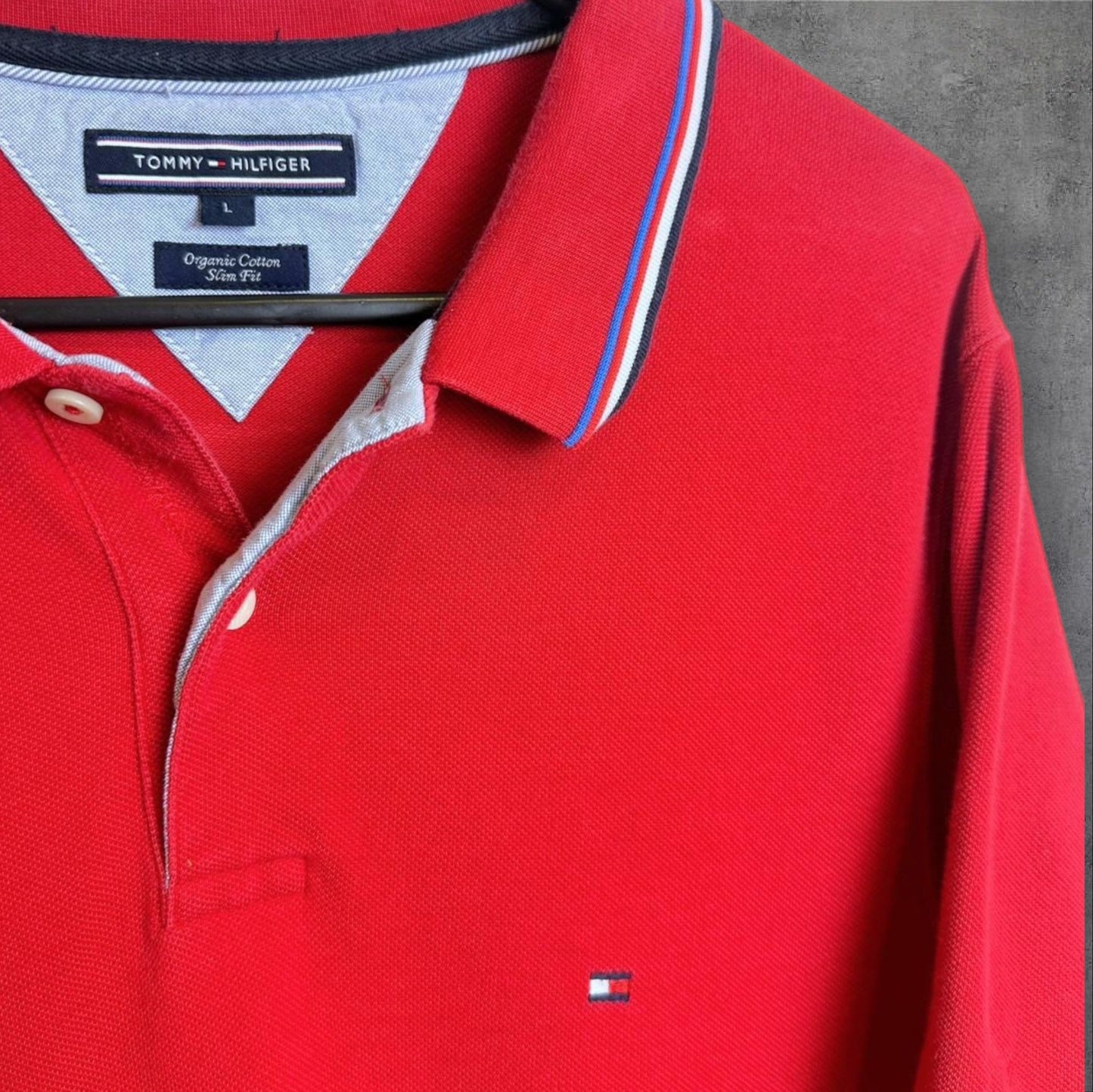 VINTAGE TOMMY HILFIGER POLO SHIRT - L