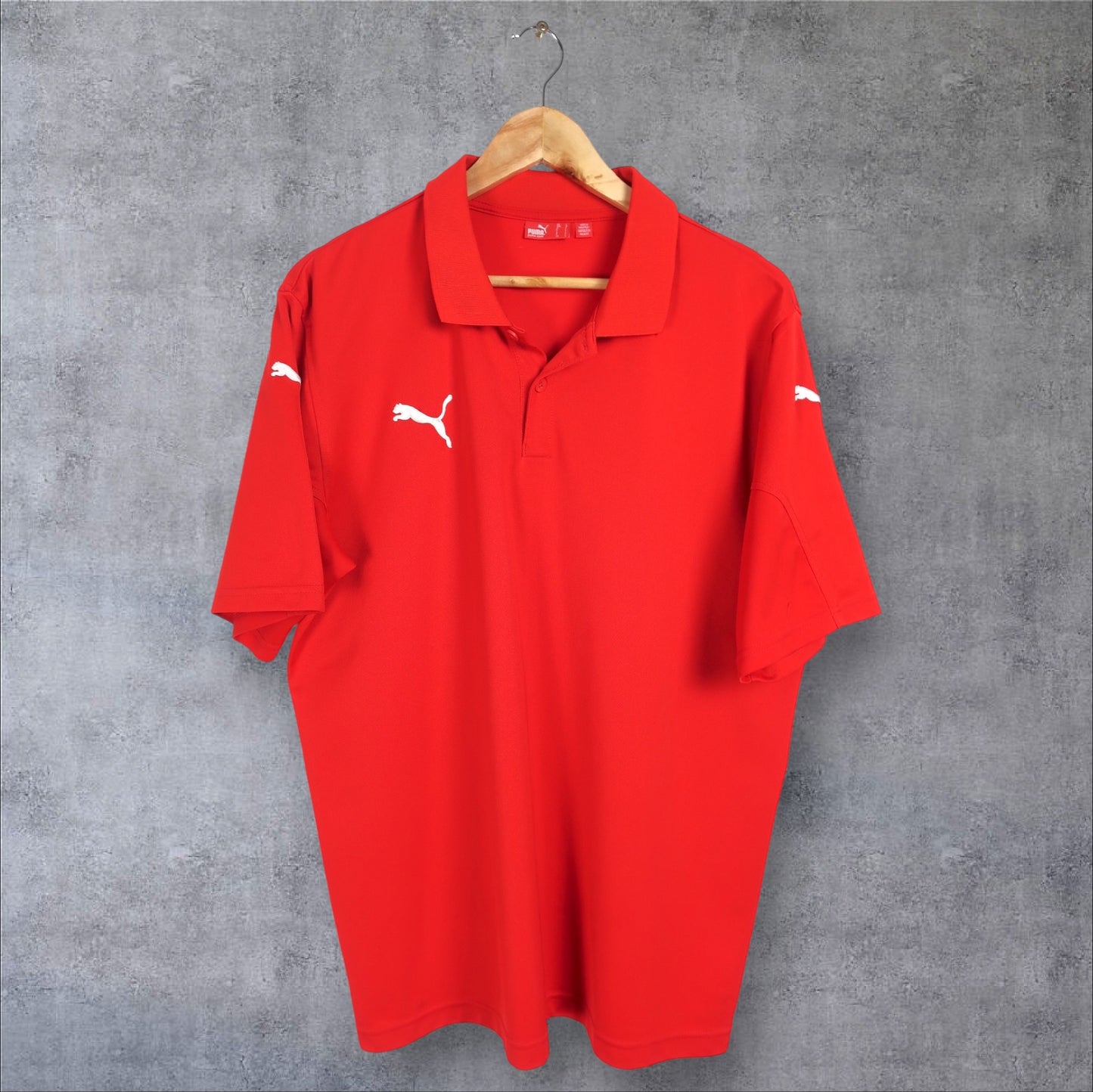 VINTAGE PUMA POLO SHIRT - L