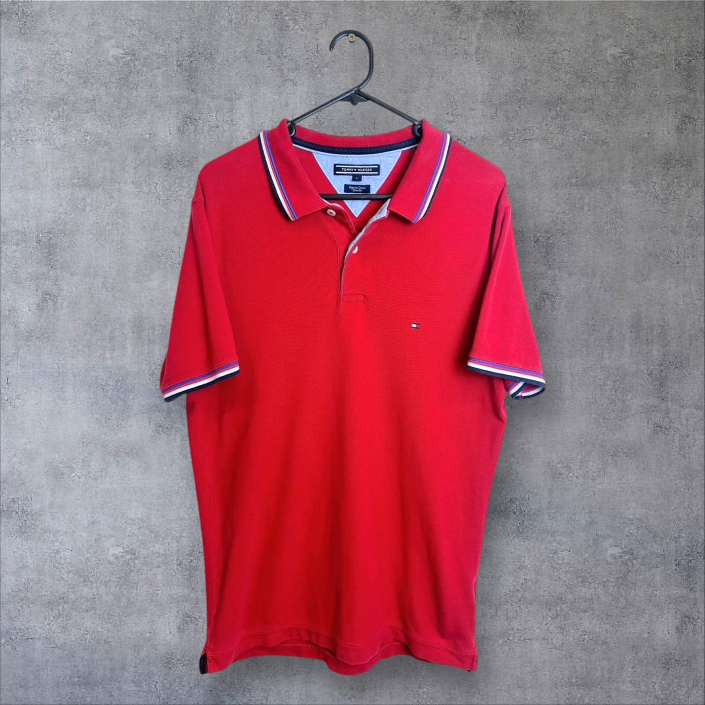 VINTAGE TOMMY HILFIGER POLO SHIRT - L