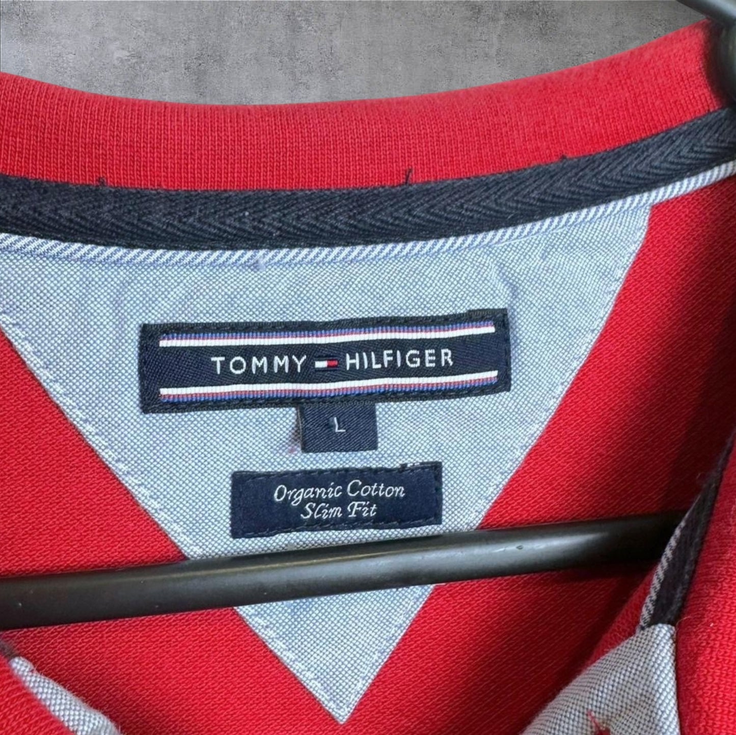VINTAGE TOMMY HILFIGER POLO SHIRT - L