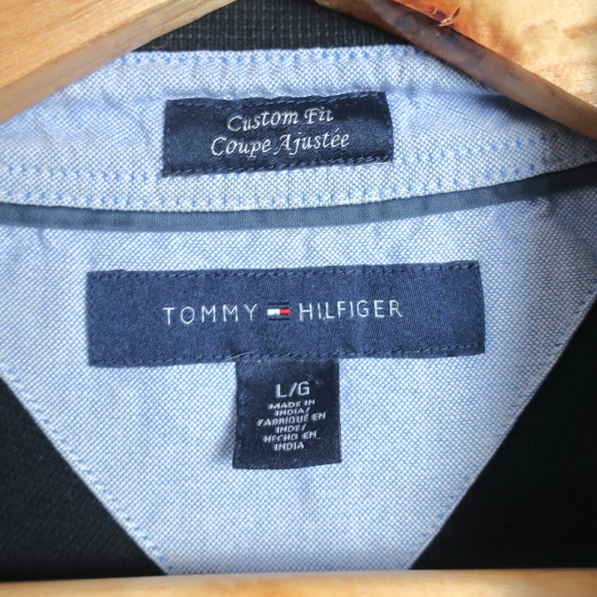 VINTAGE TOMMY HILFIGER POLO SHIRT - L