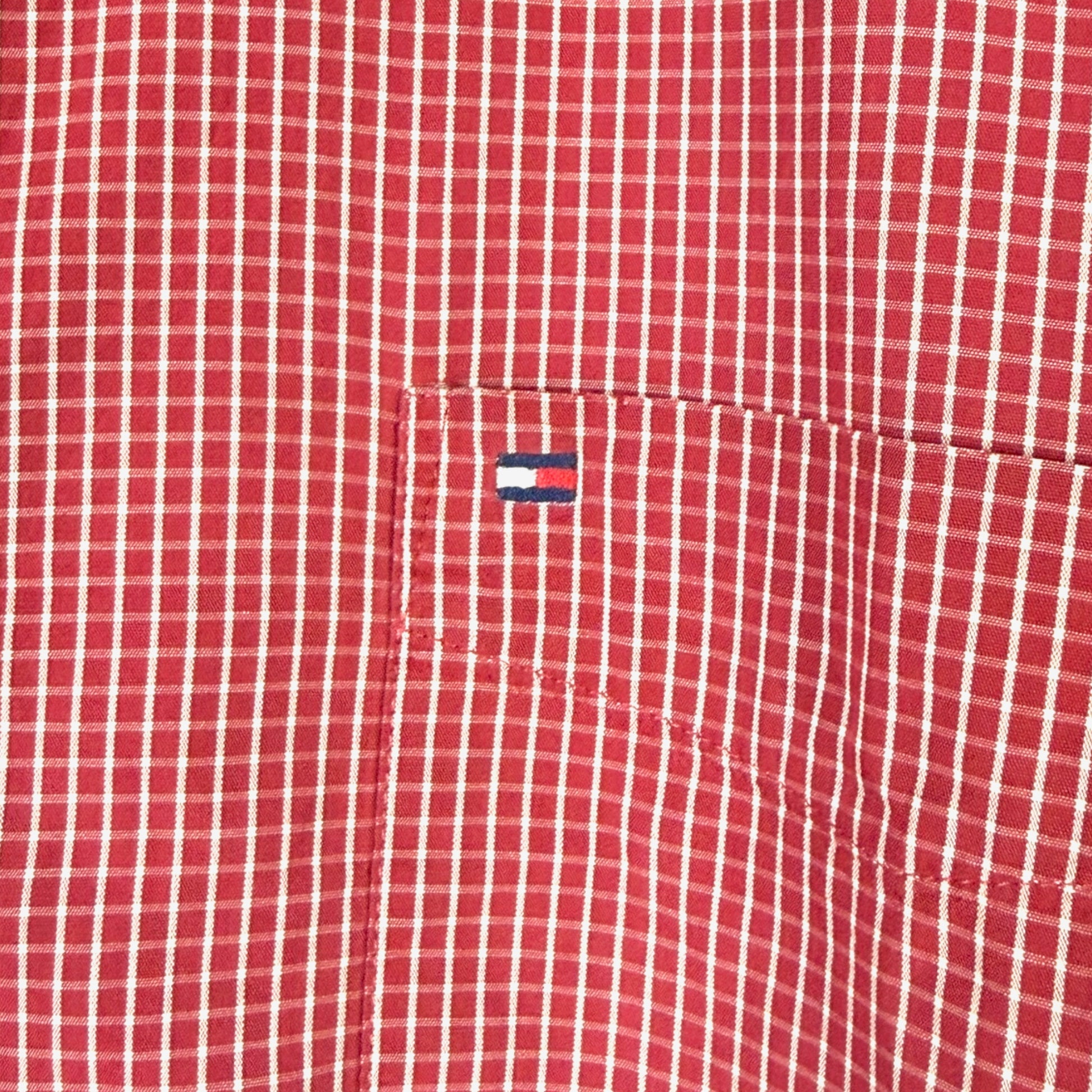 VINTAGE TOMMY HILFIGER BUTTON-UP SHIRT - XL